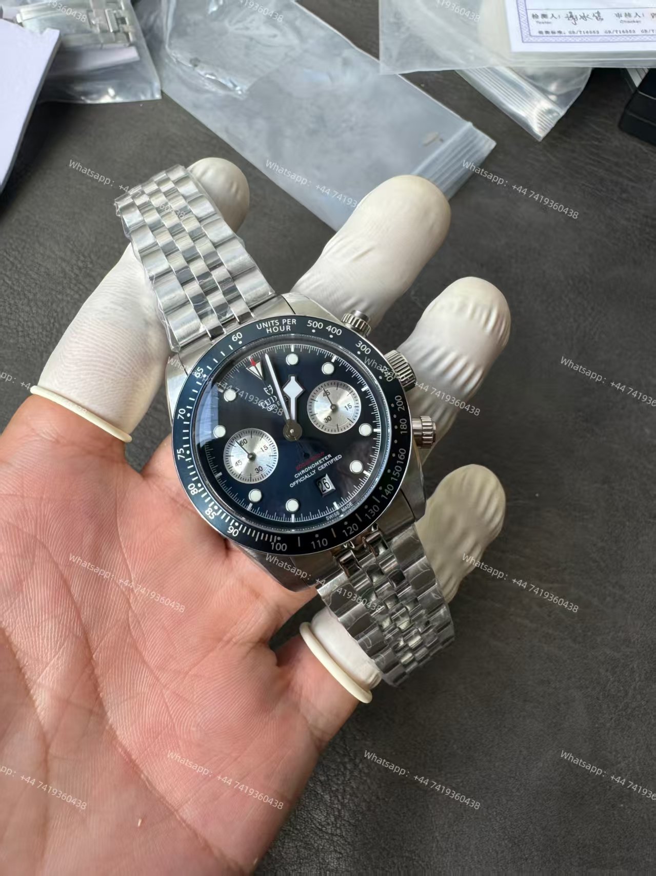 Tudor Super Clone Black Bay Chronograph  M79360B-0002 Blue dial