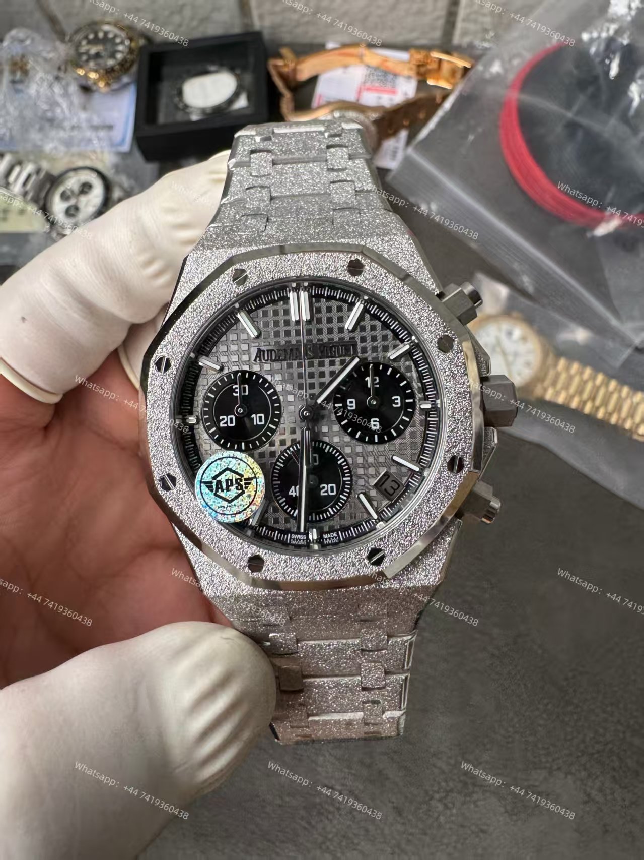 Audemars Piguet Super Clone Royal Oak Frosted Gold 26240 Chronograph 41mm Cal.4401