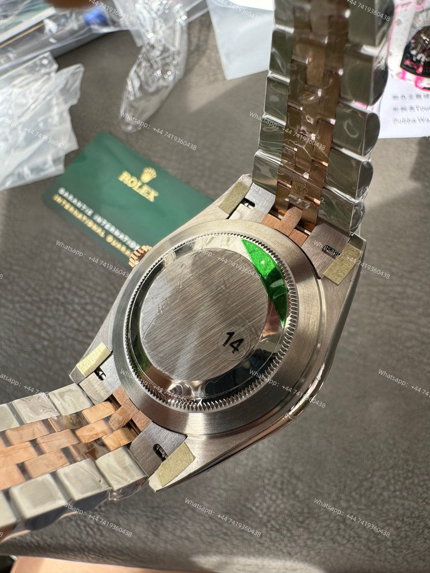 Rolex Datejust M126331-0020 1:1 Replica Water Ripple Rose Gold Gray Dial Jubilee 41MM 3235 Movement Super Clone Watch