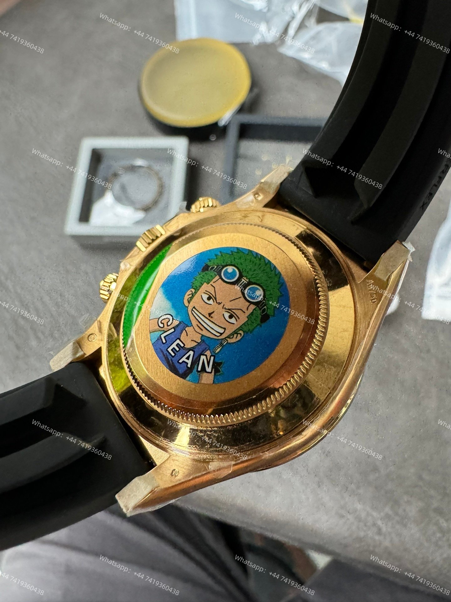 Rolex Daytona 116588TBR 1:1 Replica – 18K Gold Eye of the Tiger Diamond Dial Super Clone 4130