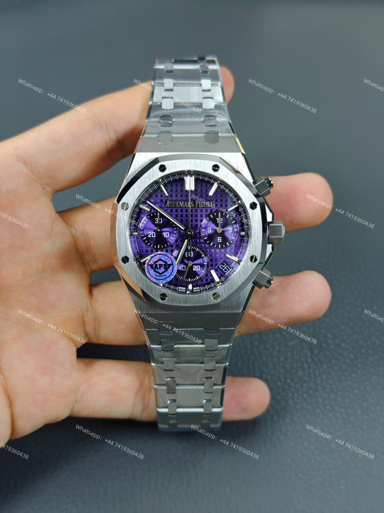 Audemars Piguet Super Clone Royal Oak Purple Dial 26240 Chronograph 41mm Cal.4401