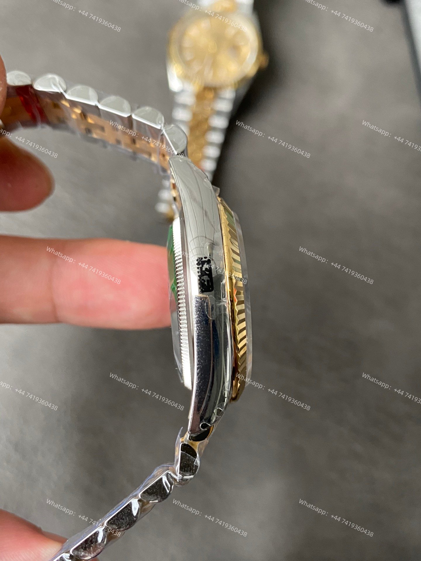 Rolex Datejust M126233-0045 1:1 Replica Water Ripple Diamond Gold Dial Jubilee 36MM 3235 Movement Super Clone Watch