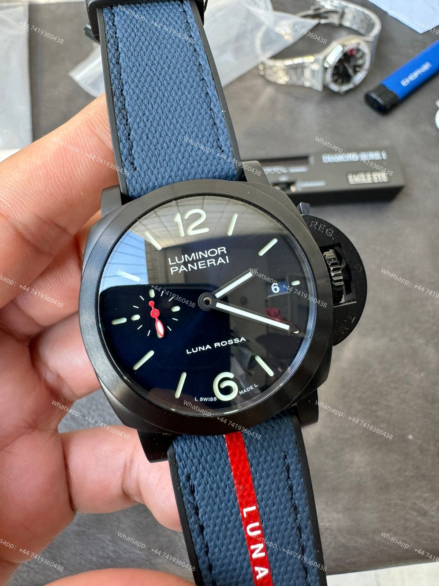 Panerai Super Clone Luminor PAM01408 Luna Rossa 40MM