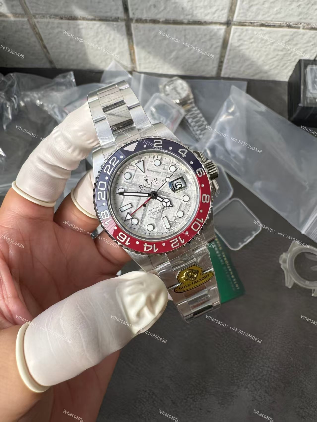 Rolex GMT Master II 1:1 Replica – M126719BLRO-0002 Meteorite Dial Pepsi Bezel 3285 Movement Super Clone Watch