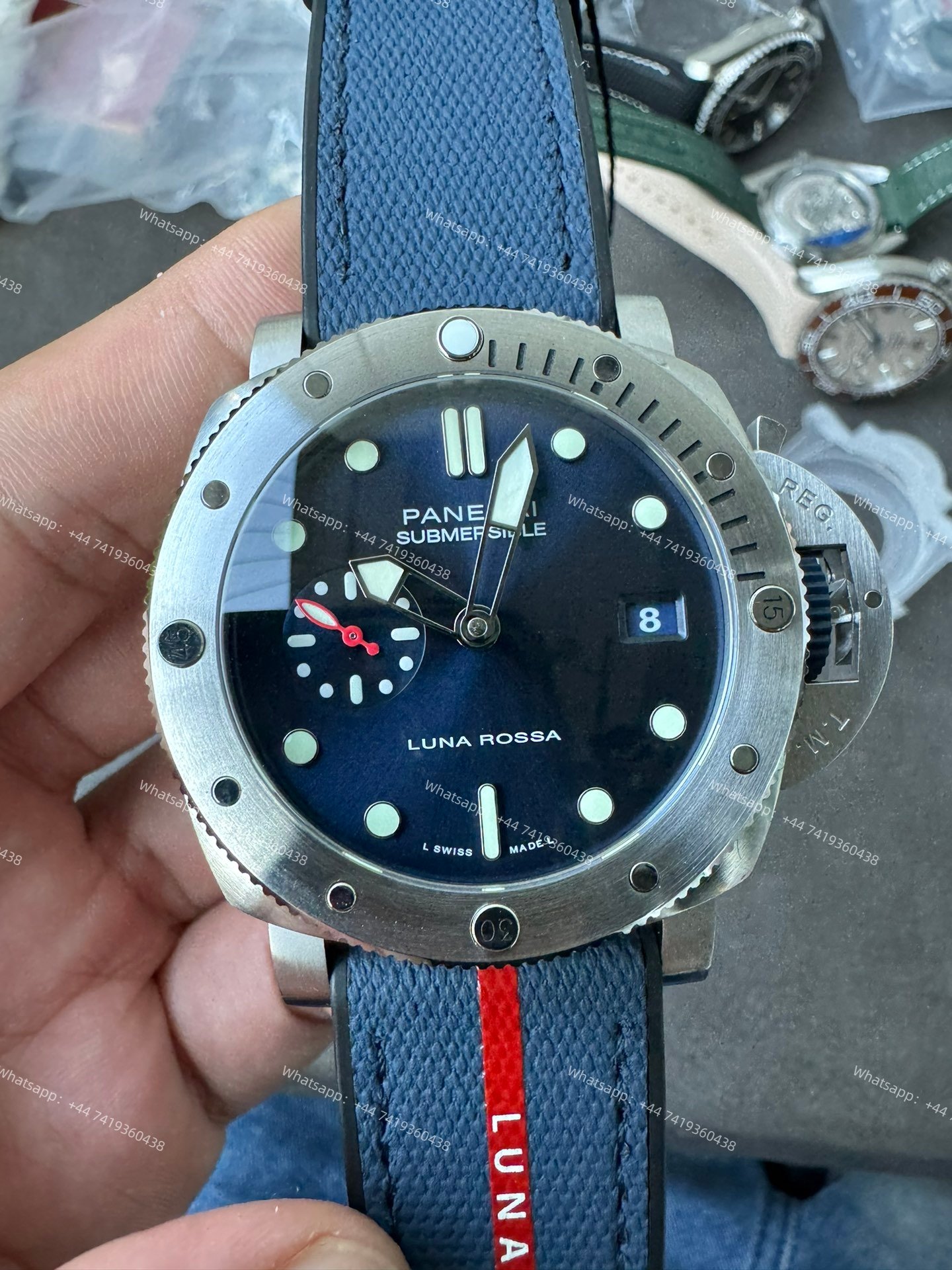 Panerai Super Clone Submersible PAM01391 44MM Blue Dial