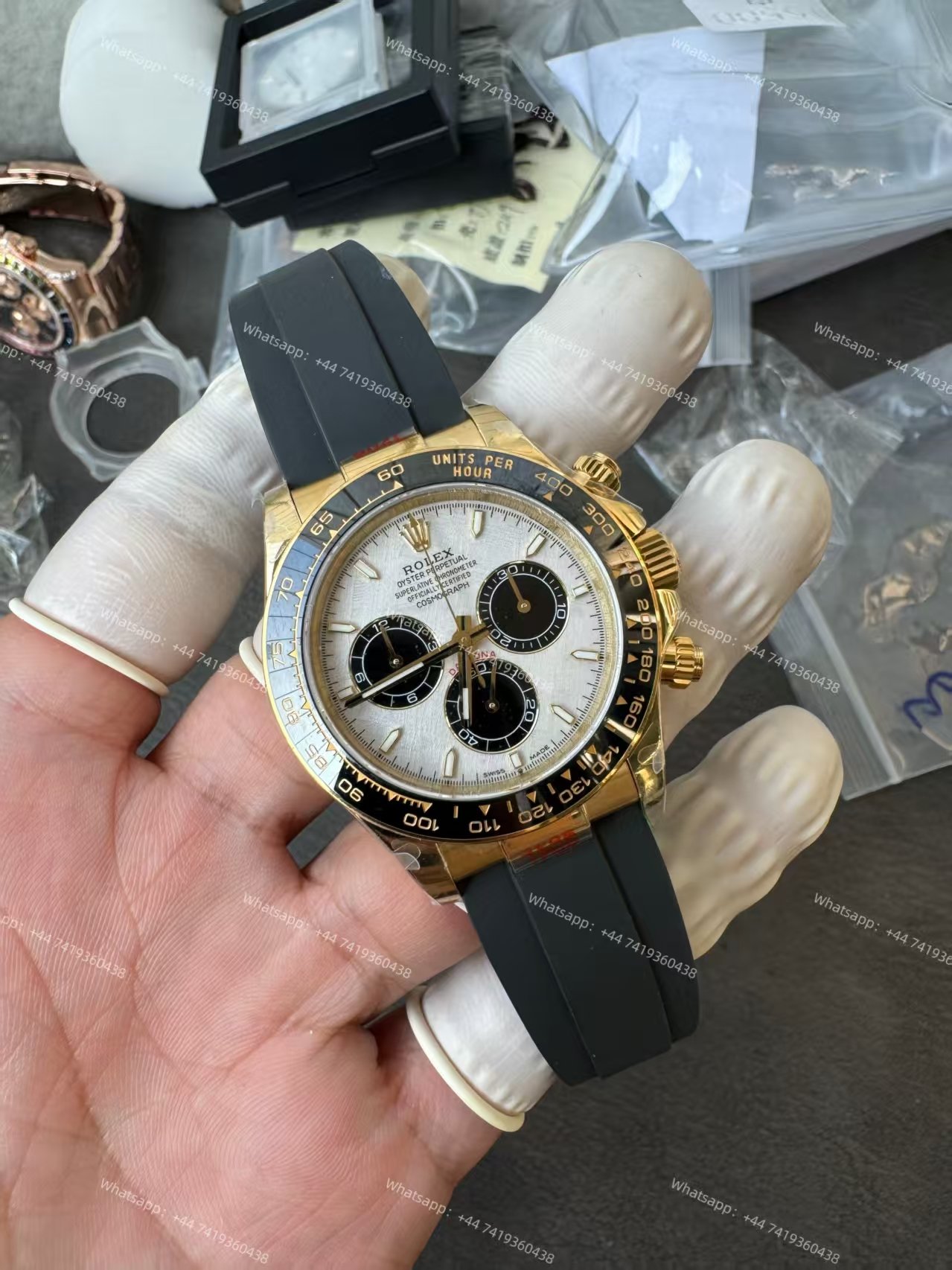 Rolex Super Clone Daytona M126518LN-0016 18K Gold Meteorite Dial 4131 Movement