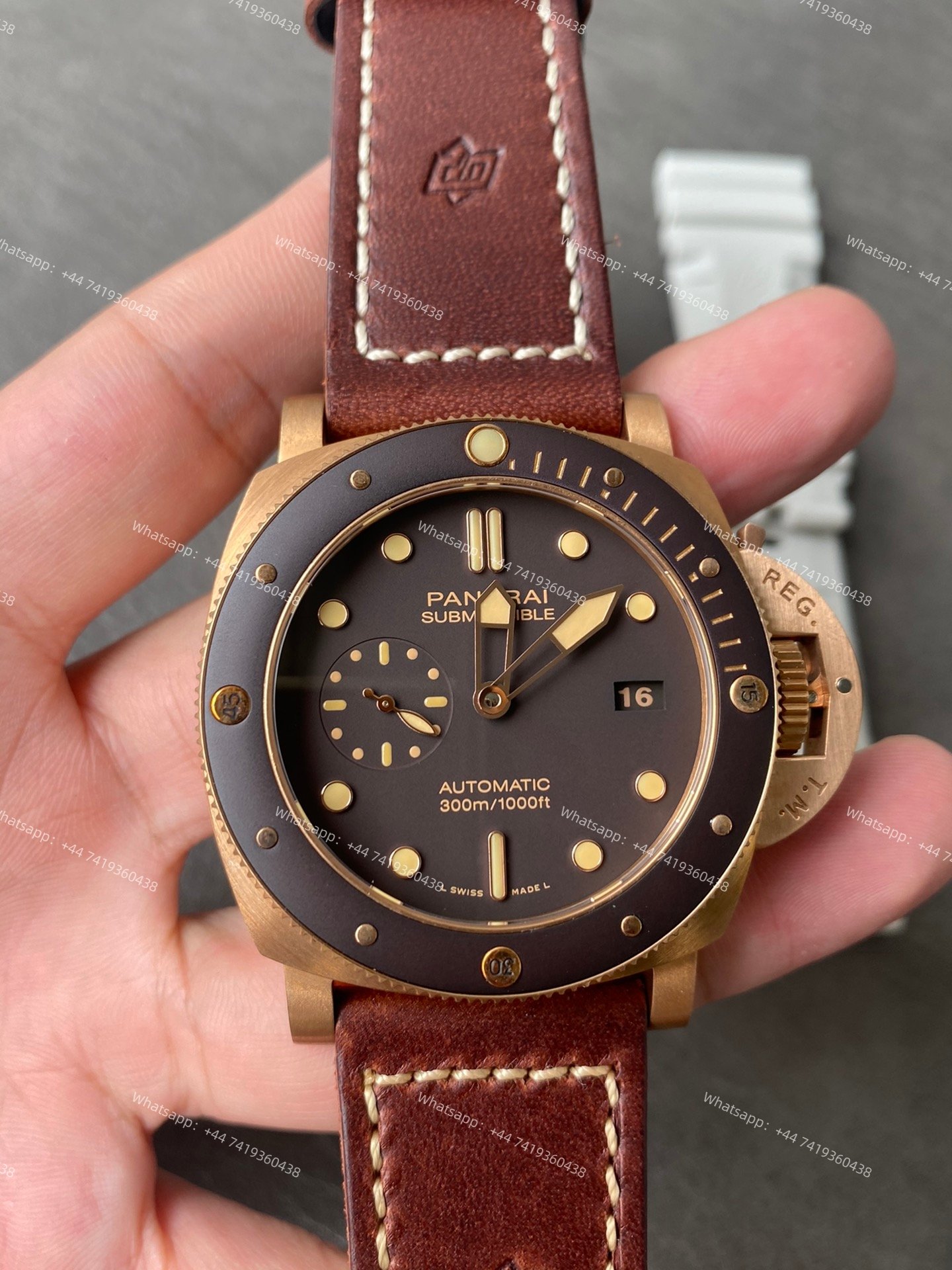 Panerai Super Clone Submersible PAM00968 Bronze 47MM