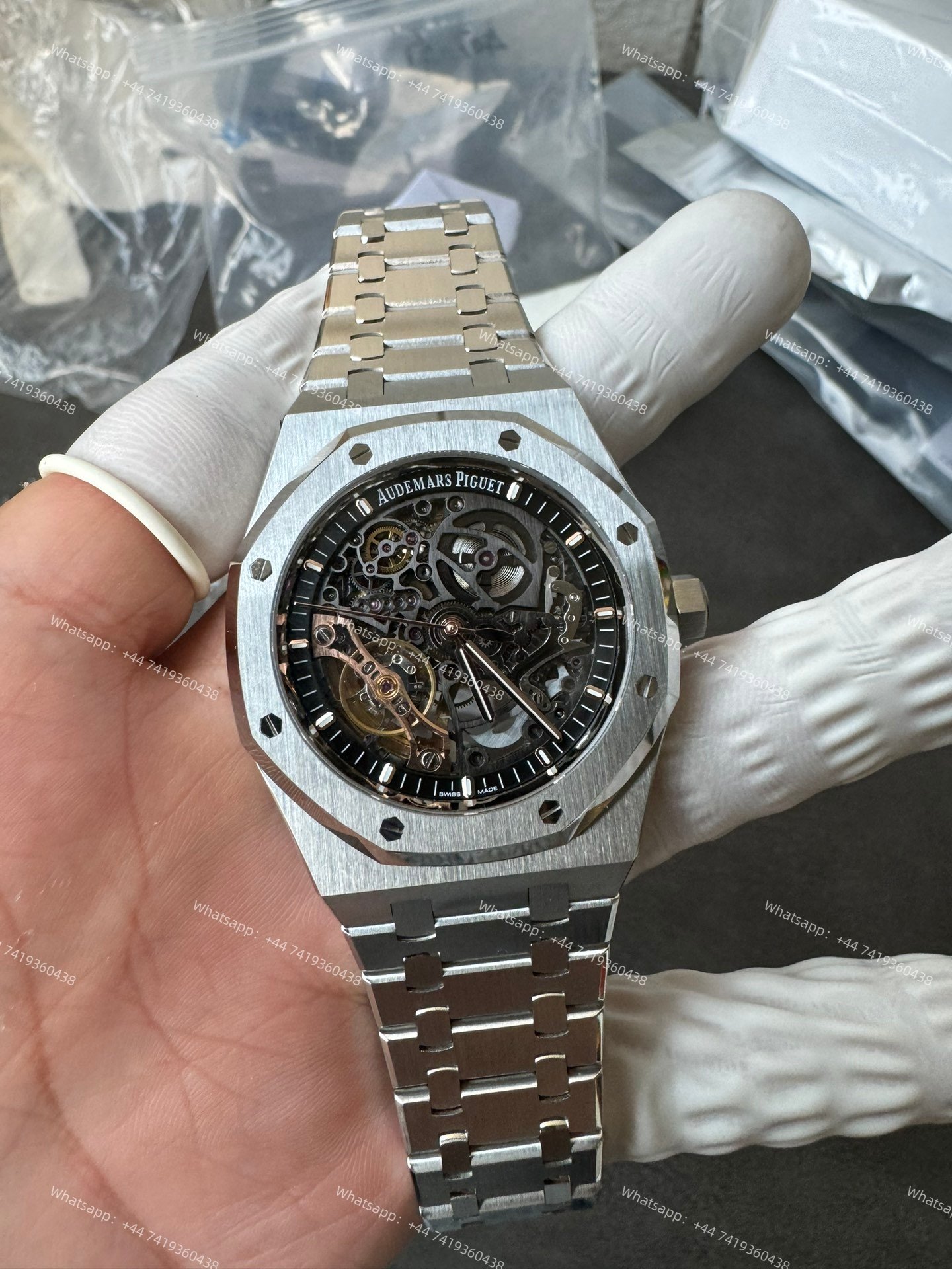 Audemars Piguet Super Clone Royal Oak 15407ST Skeleton Dial 41MM