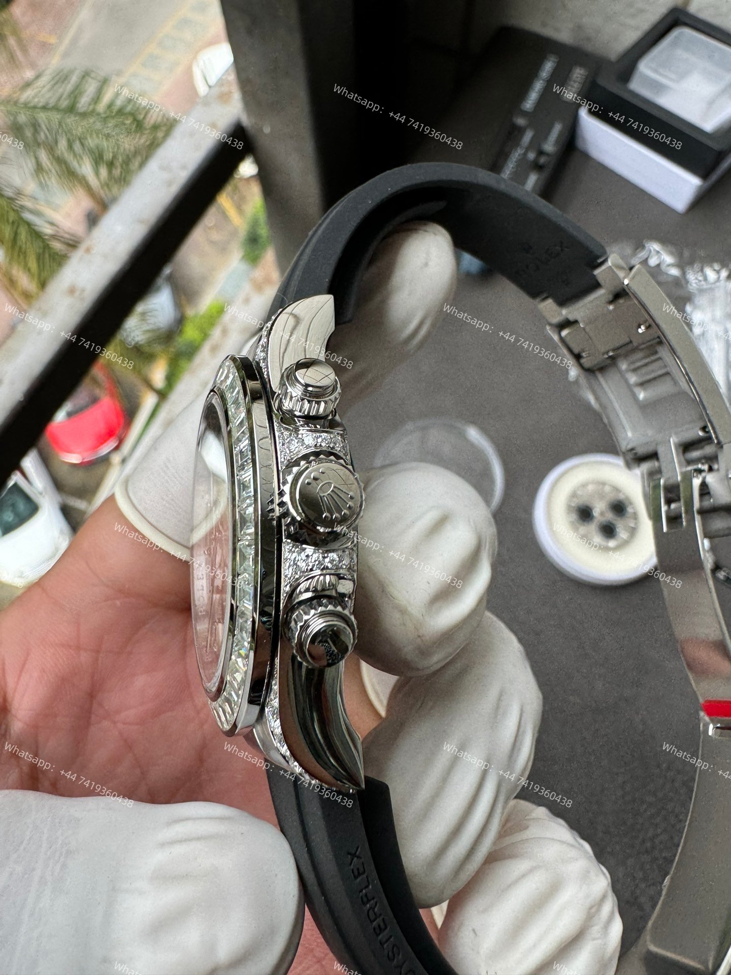 Rolex Daytona Super Clone 126539TBR Diamond Gray Dial 4131 Movement