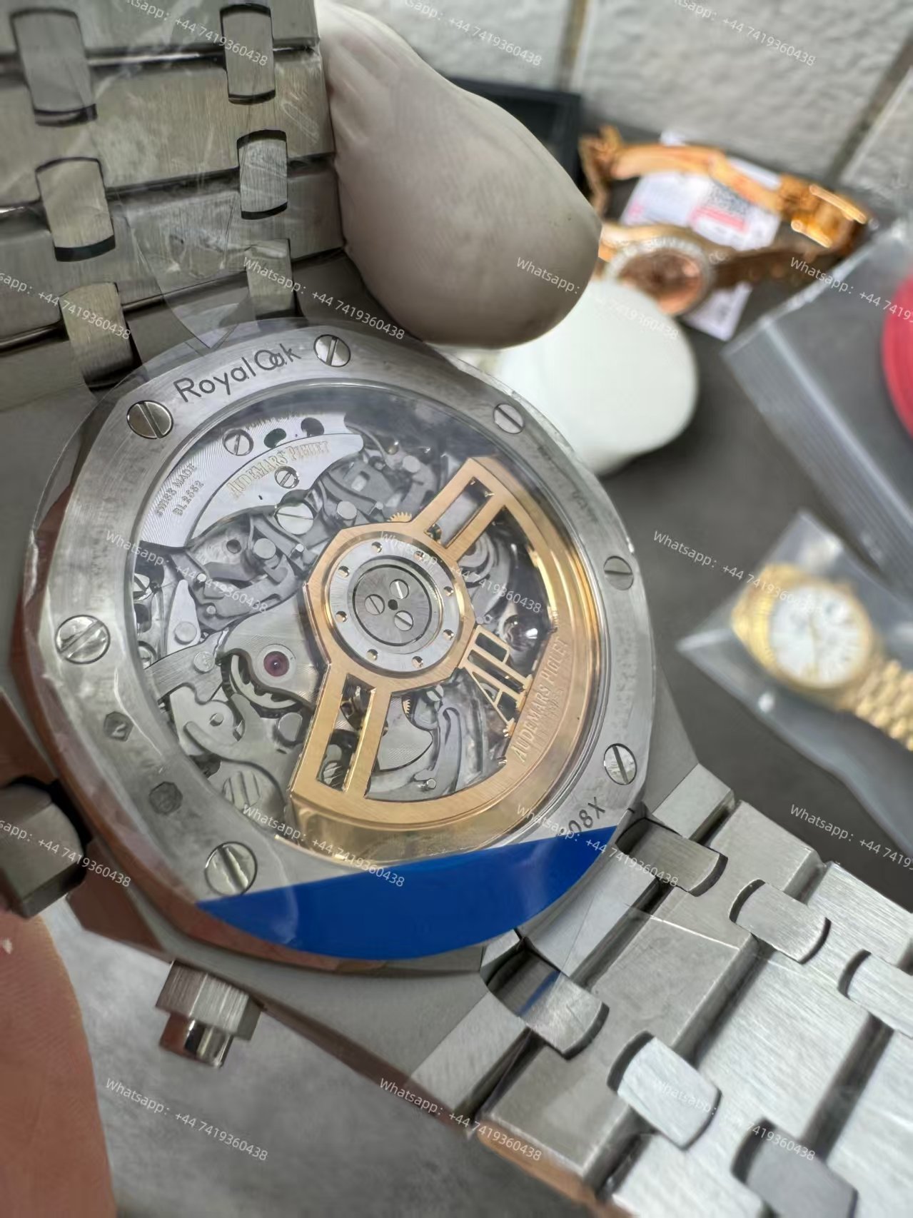 Audemars Piguet Super Clone Royal Oak Frosted Gold 26240 Chronograph 41mm Cal.4401