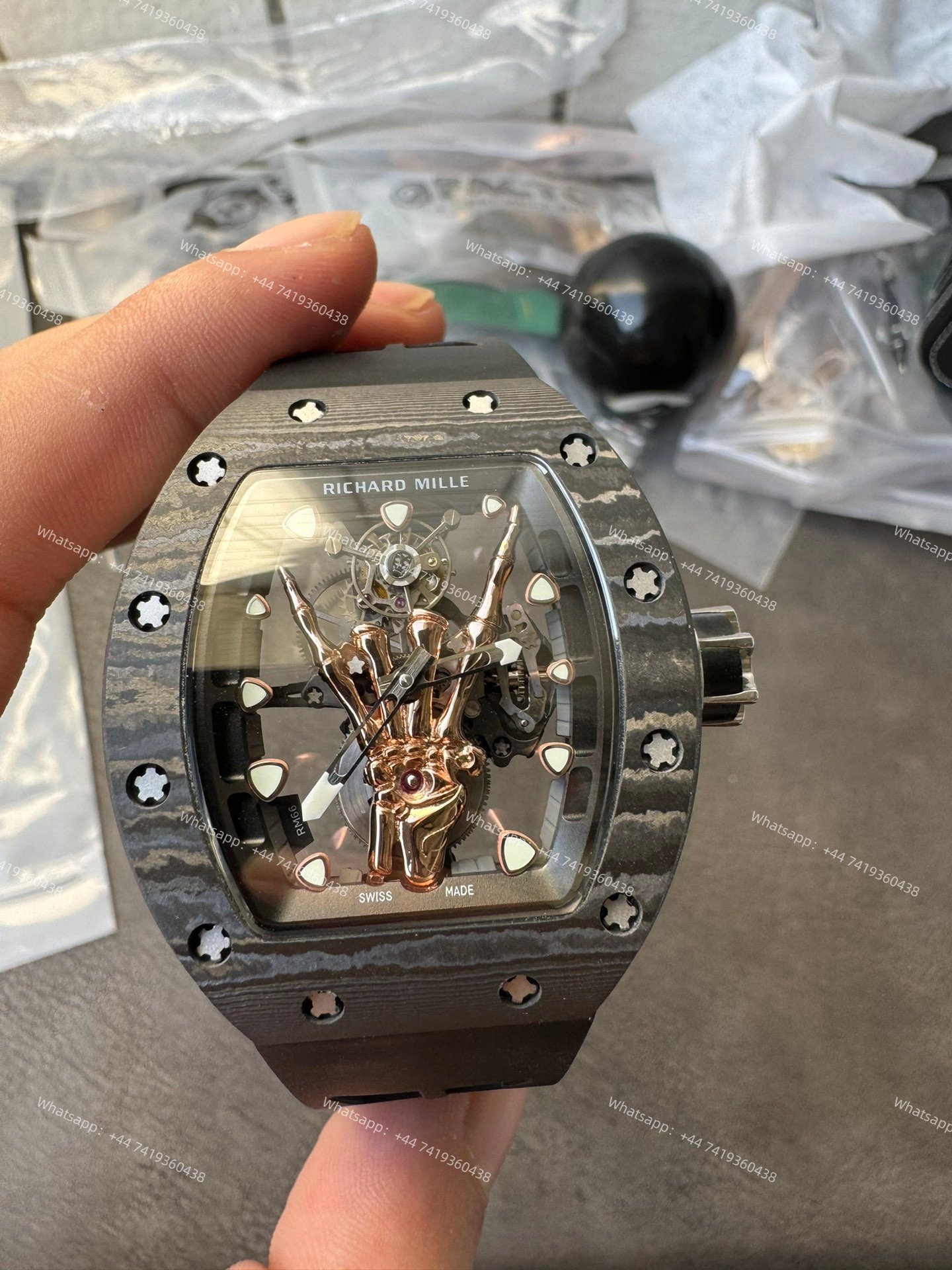 Super Clone Richard Mille RM 66 Flying Tourbillon Devil’s Hand 1:1 Replica Watch