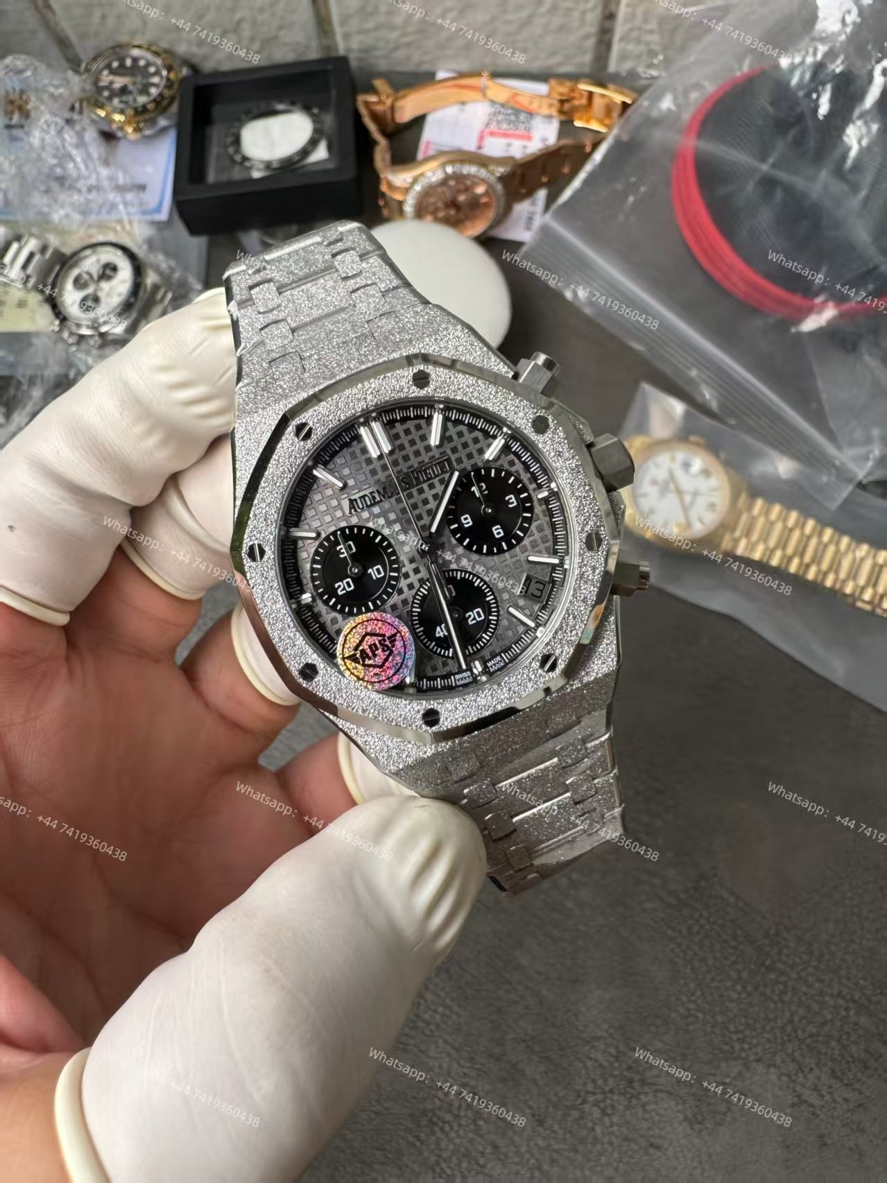 Audemars Piguet Super Clone Royal Oak Frosted Gold 26240 Chronograph 41mm Cal.4401