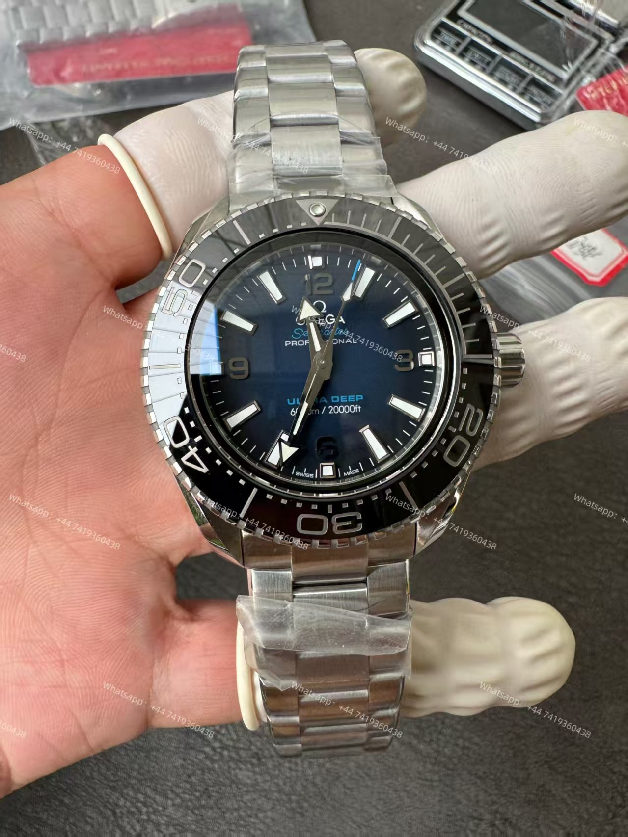 Omega Super Clone Seamaster Ocean Planet 6000M 45.5 MM 215.30.46.21.03.001