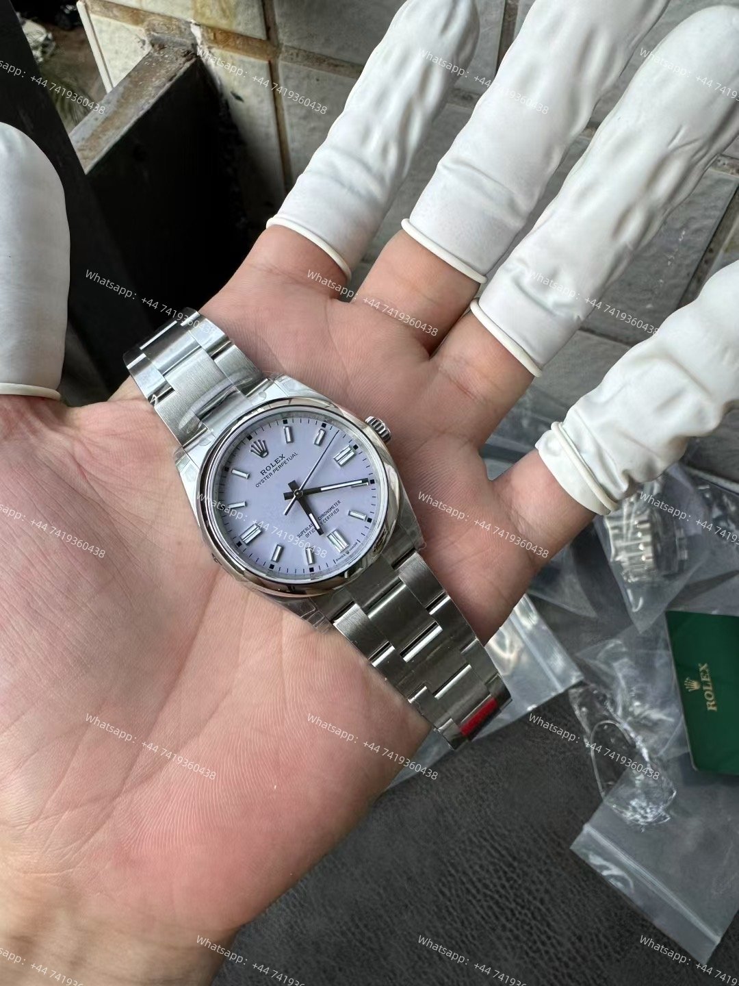 Rolex Super Clone Oyster Perpetual M126000-0013 36mm Purple Dial 3230 Movement