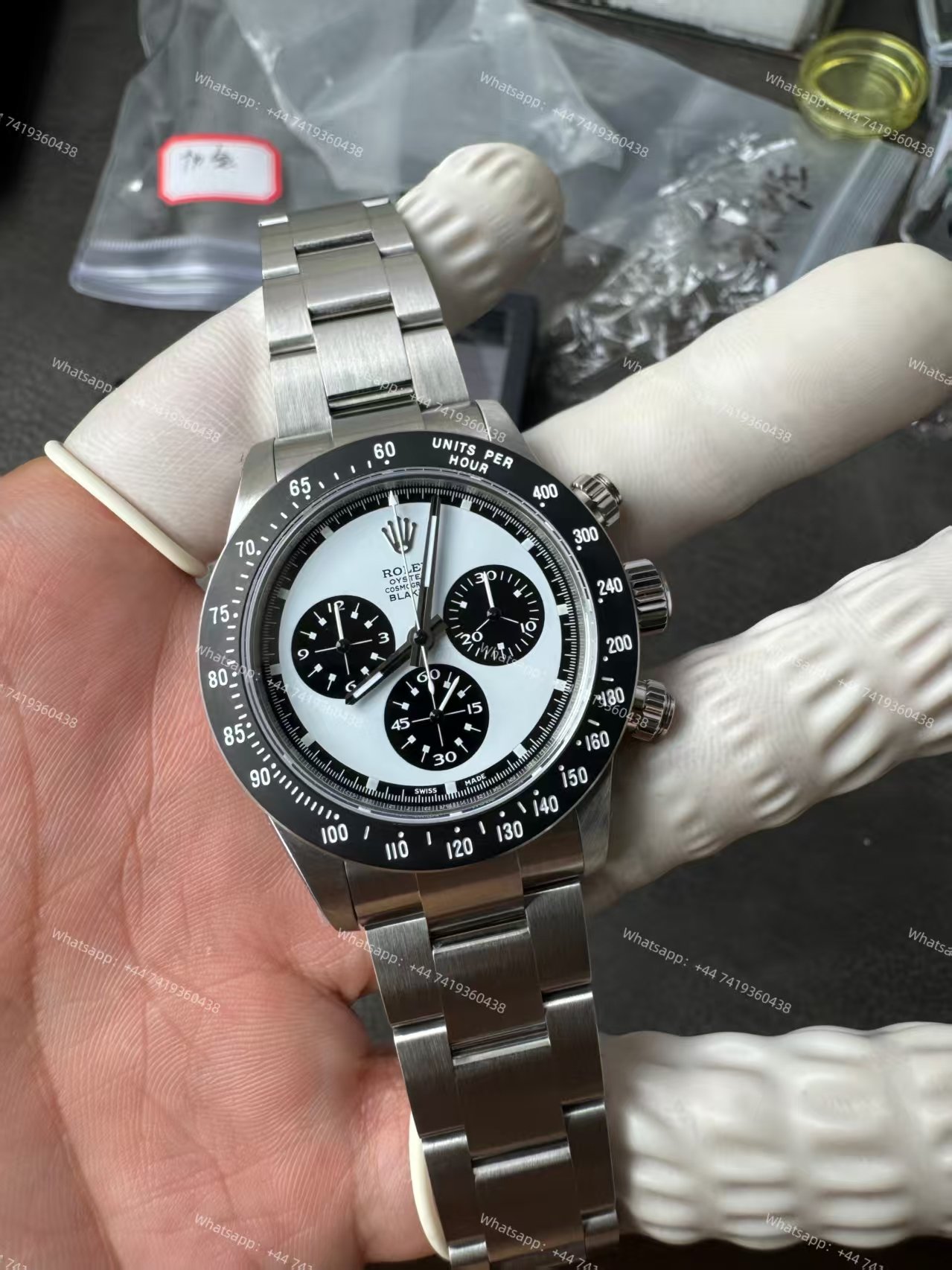 Rolex Daytona 116500 Customization Blaken Paul Newman 4130 Movement Best Super Clone