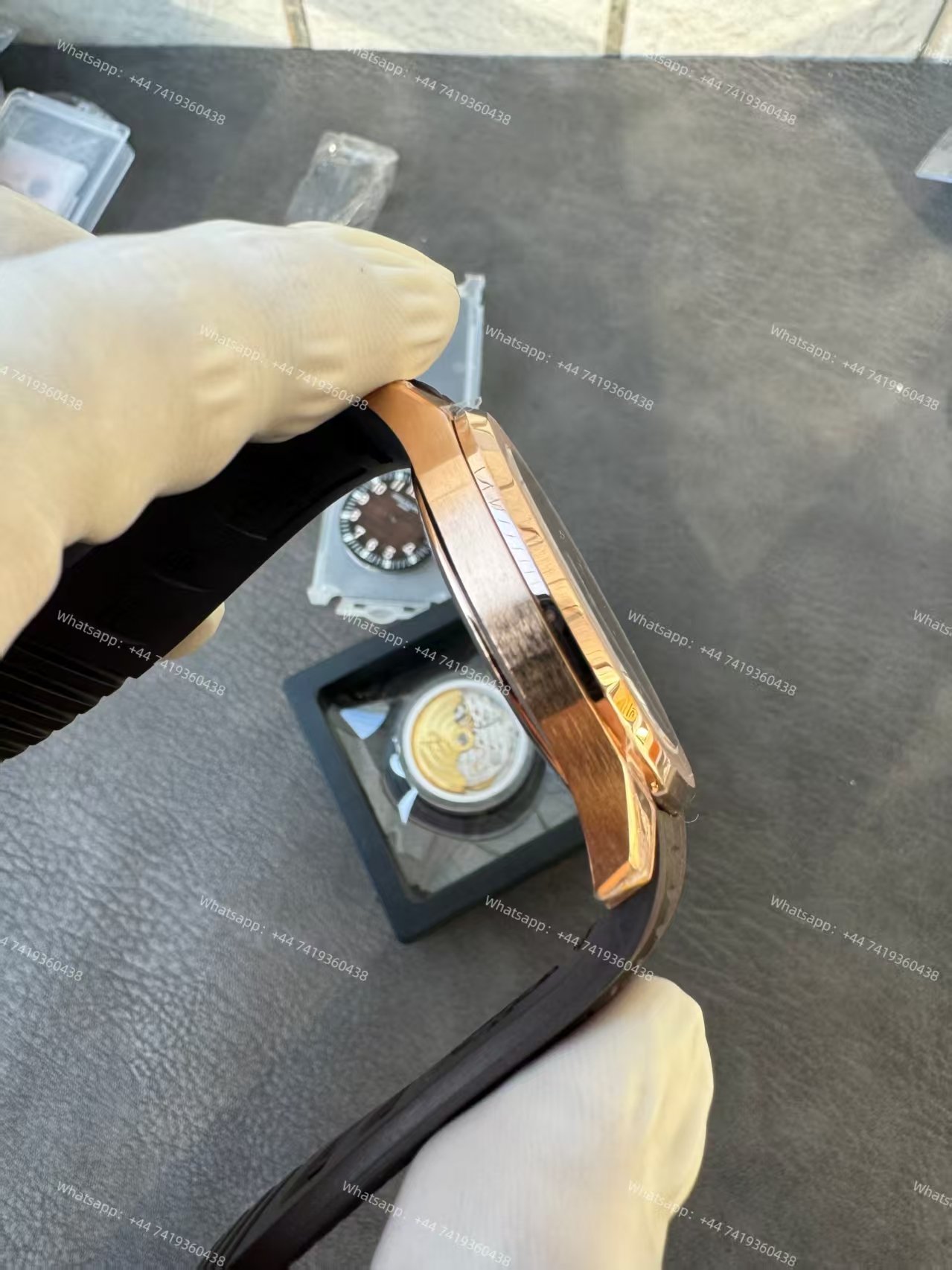 Patek Super Clone Philippe Super Clone Aquanaut 5167R-001 Rose Gold 40MM