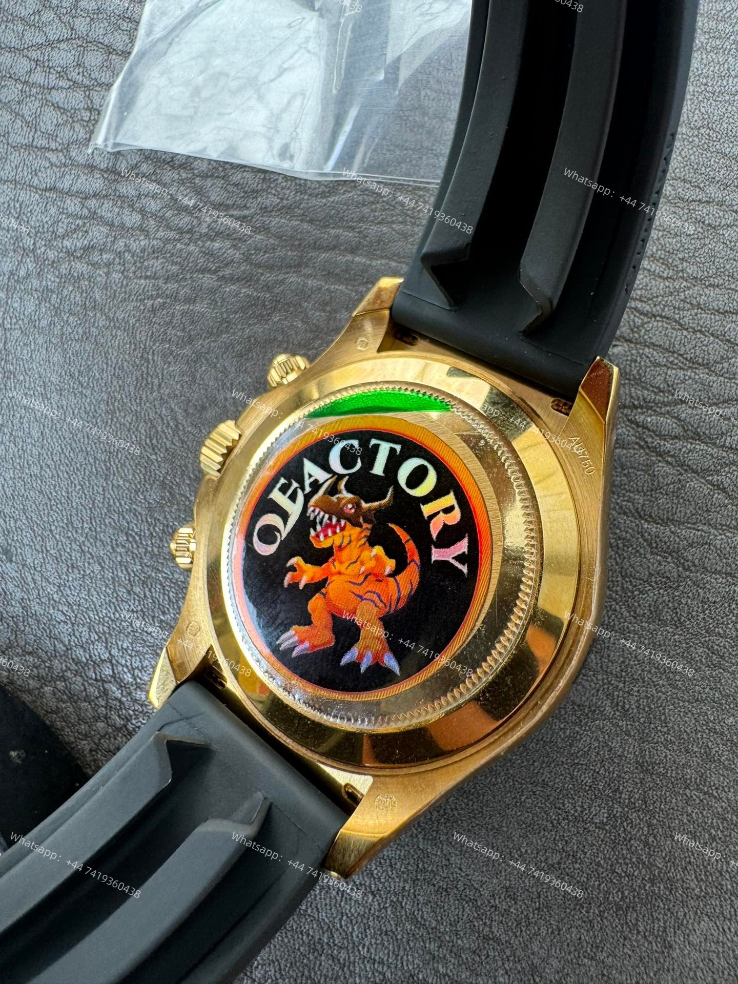 Rolex Daytona 1:1 Replica – M116518LN-0035 Black Dial Gold Case 4130 Super Clone