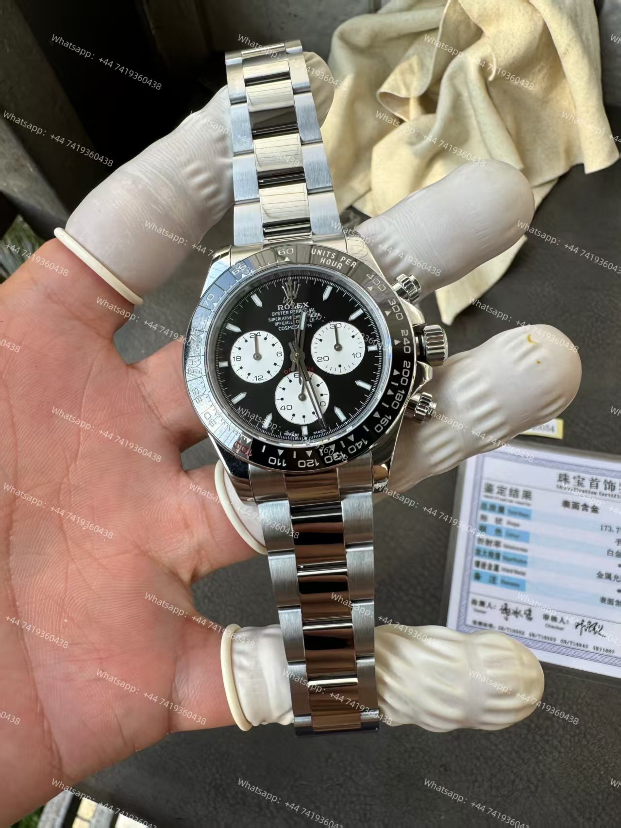 Rolex Super Clone Daytona Le Mans M126529LN Platinum 4132 Movement