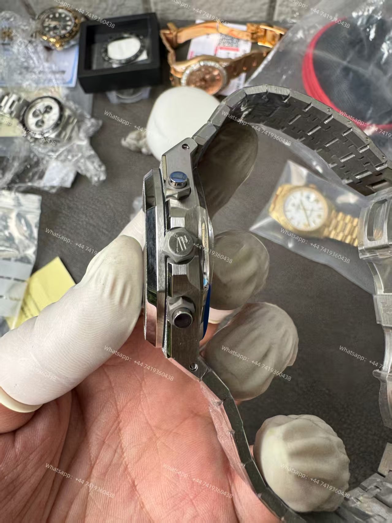 Audemars Piguet Super Clone Royal Oak Frosted Gold 26240 Chronograph 41mm Cal.4401