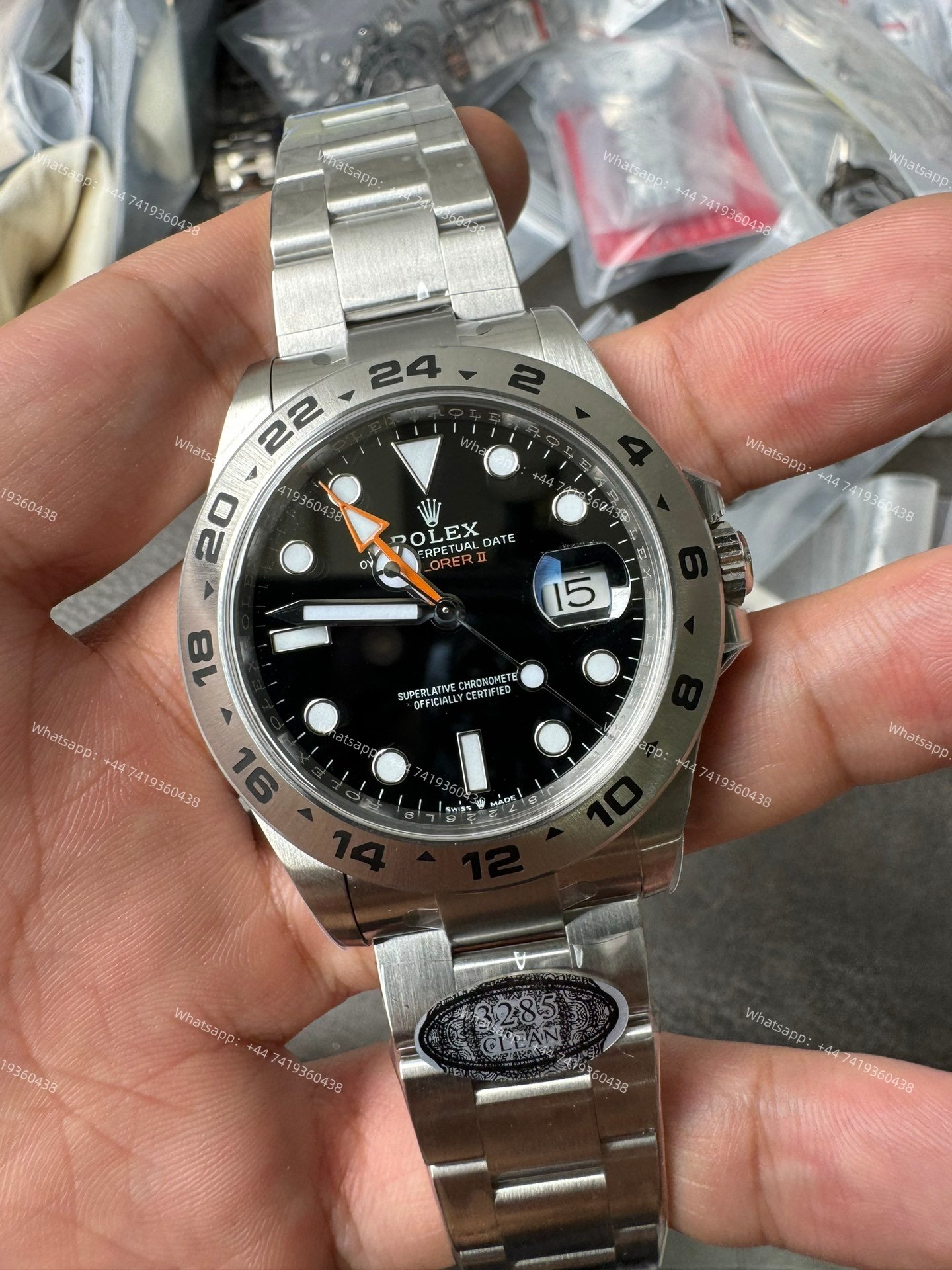 Rolex Explorer II M226570-0002 1:1 Replica Black Dial 42MM 3285 Movement Super Clone Watch