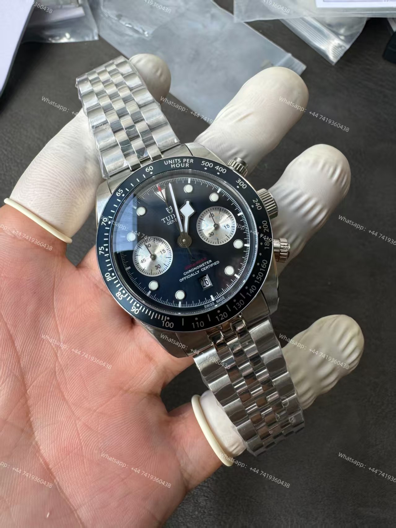 Tudor Super Clone Black Bay Chronograph  M79360B-0002 Blue dial