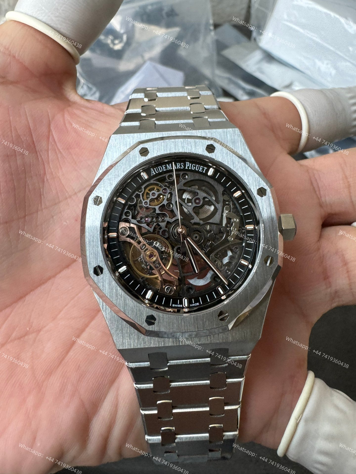 Audemars Piguet Super Clone Royal Oak 15407ST Skeleton Dial 41MM