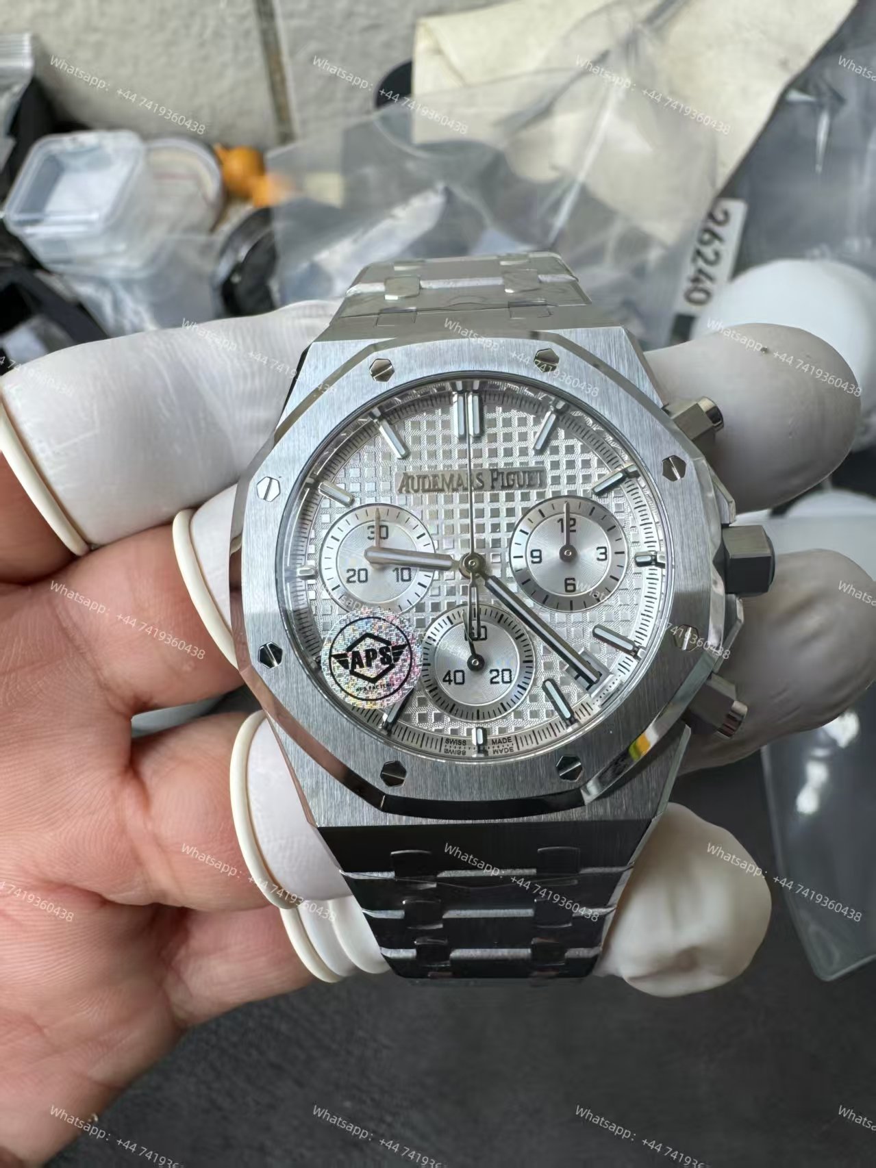 Audemars Piguet Super Clone Royal Oak White Dial 26240 Chronograph 41mm Cal.4401