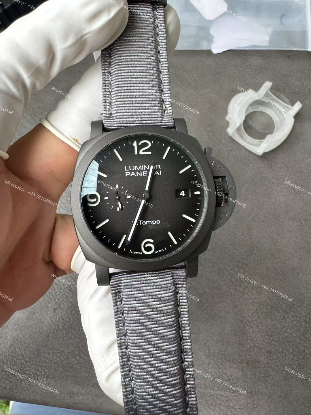 Panerai Super Clone Luminor BiTempo PAM01467 “New York Edition”  Titanium DLC 44MM