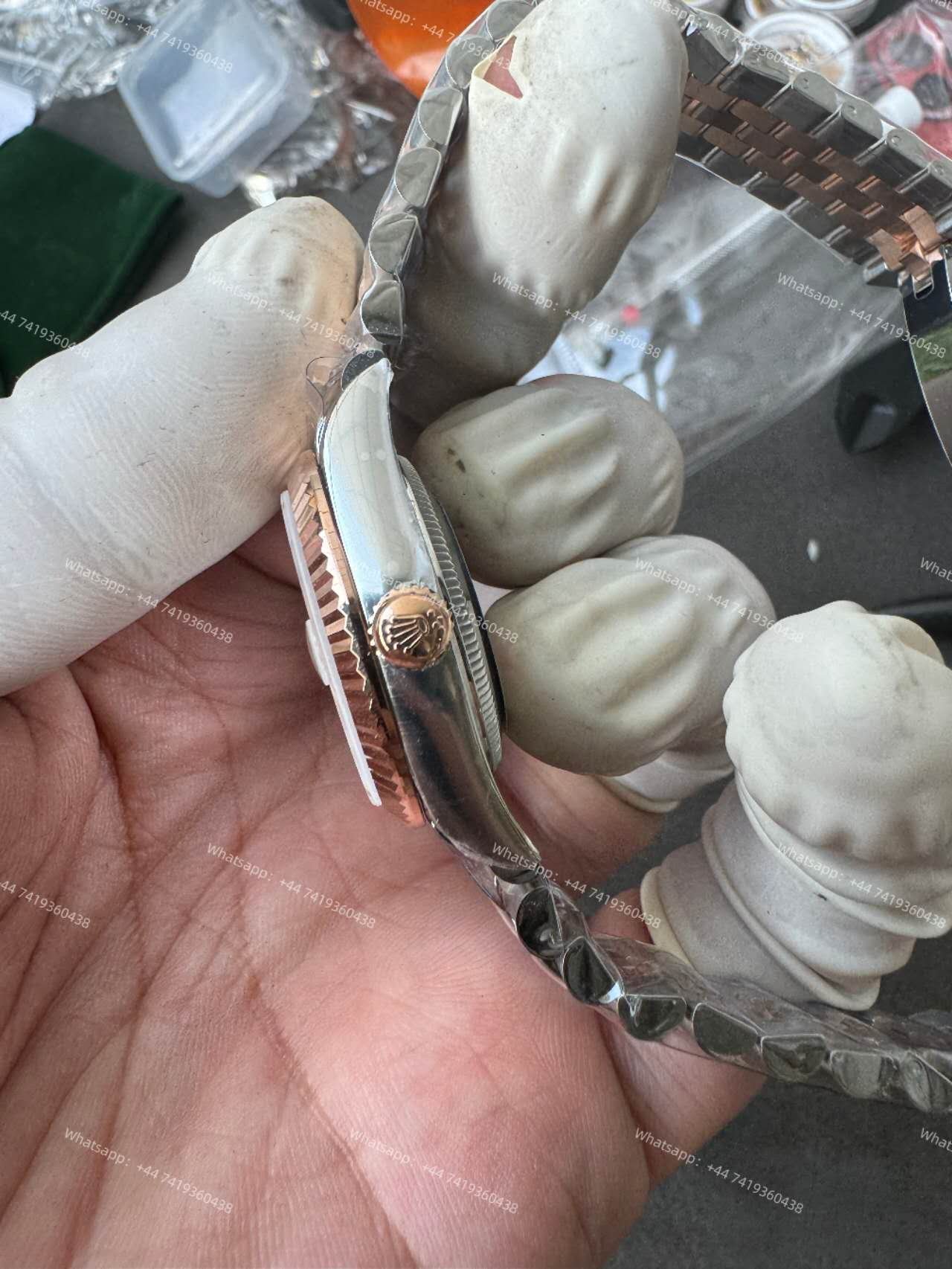 Rolex Datejust M278271-0026 1:1 Replica Rose Gold Mother of Pearl Dial Jubilee 31MM 2236 Movement Super Clone Watch