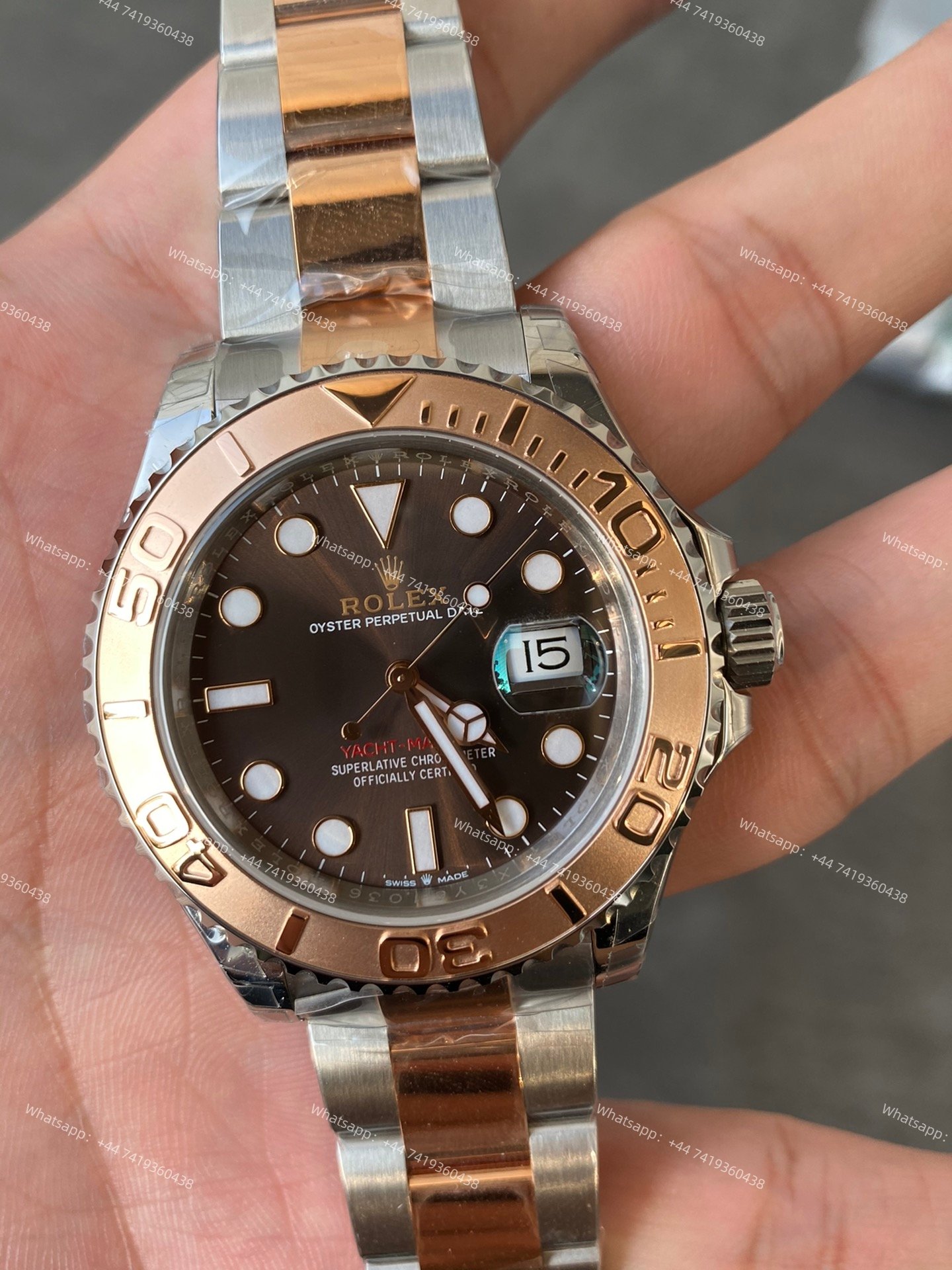 Rolex Yacht-Master M126621-0001 1:1 Replica Brown Dial 40MM 3235 Movement Super Clone Watch