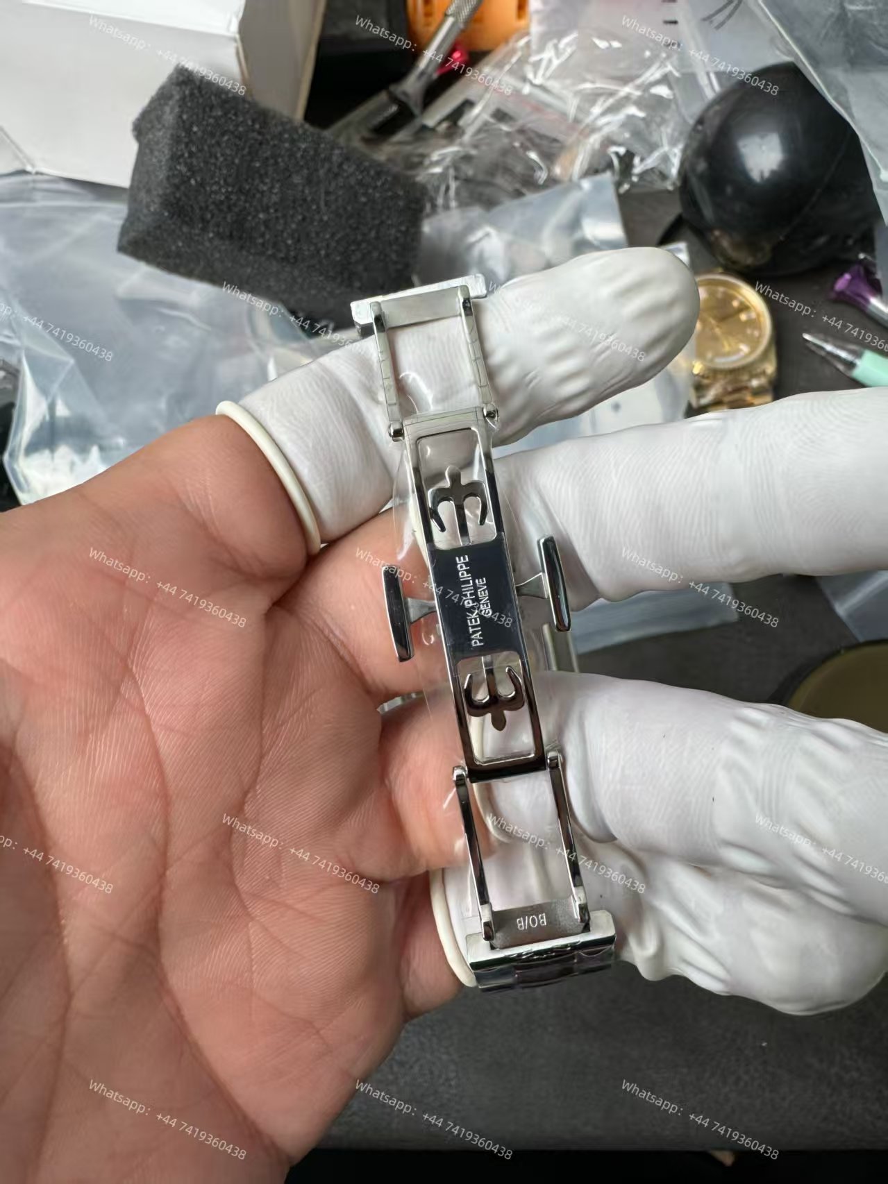 Patek Philippe Super Clone Cubitus 5821/1AR-001 Gold & Steel Blue Dial 45MM