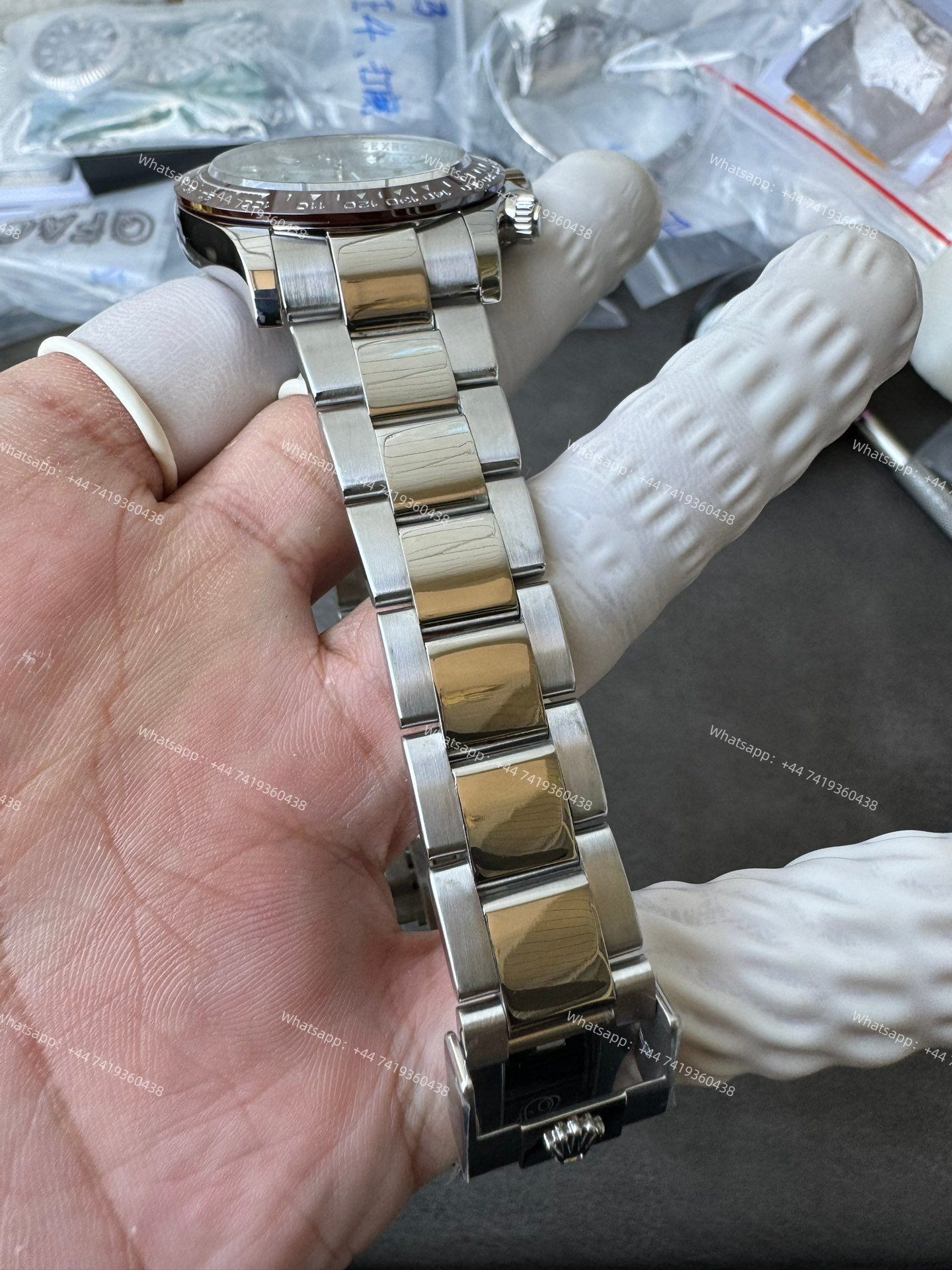 Rolex Daytona M116506-0002 Ice Blue Dial 1:1 Replica Watch – Platinum Tone Super Clone 4130