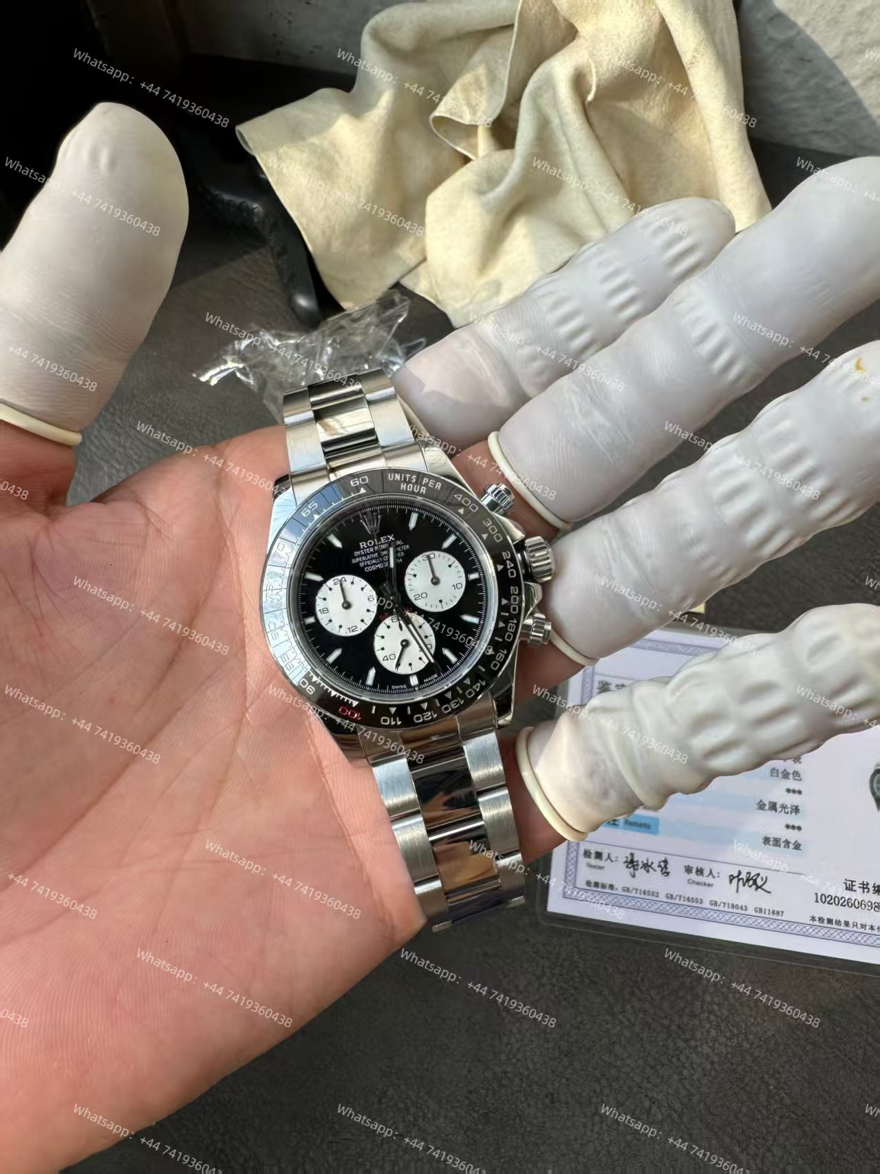 Rolex Super Clone Daytona Le Mans M126529LN Platinum 4132 Movement