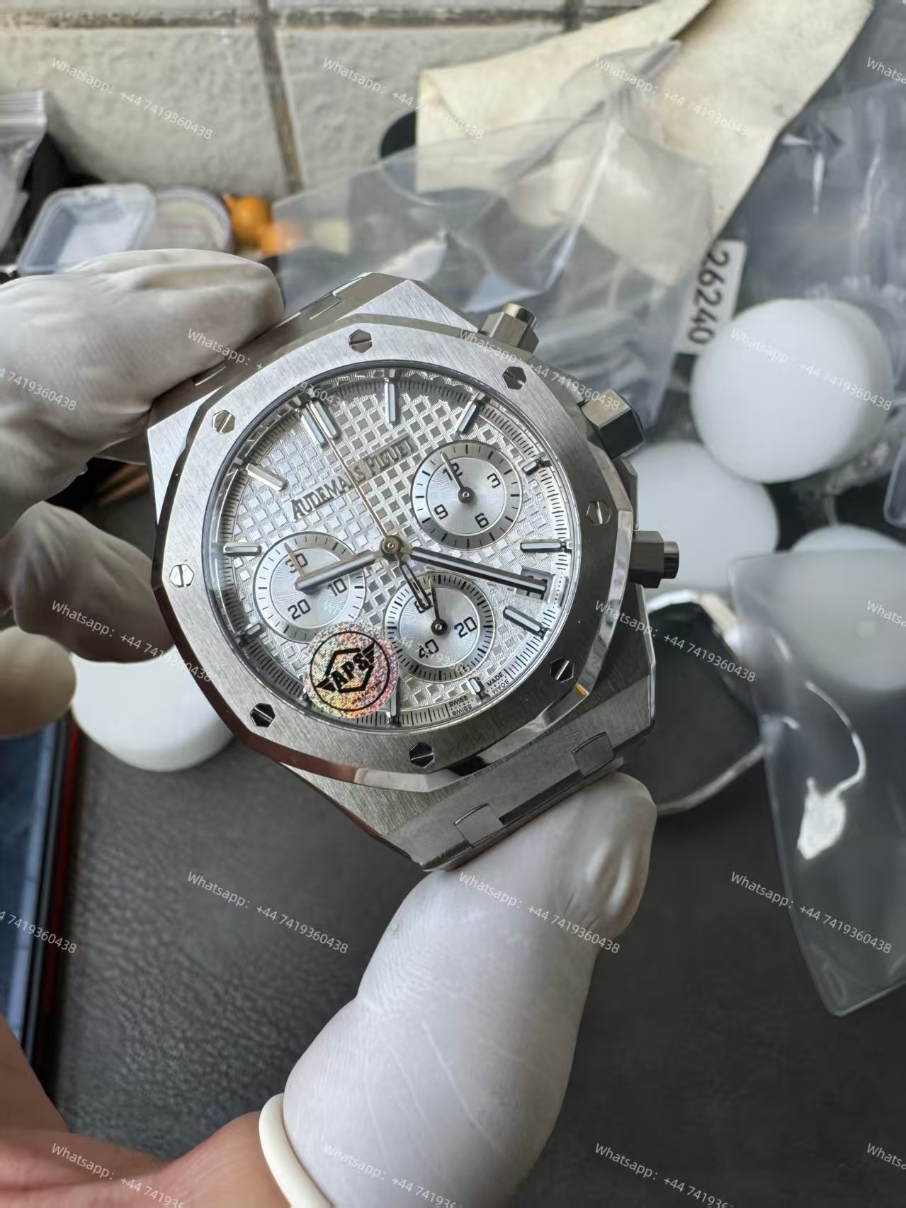 Audemars Piguet Super Clone Royal Oak White Dial 26240 Chronograph 41mm Cal.4401