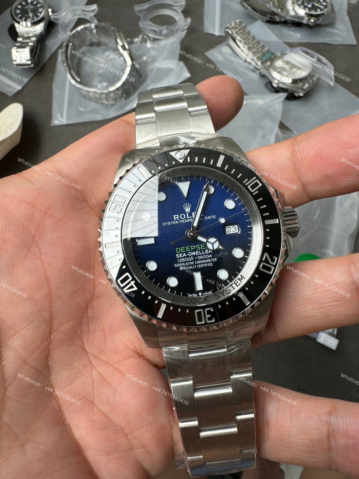 Rolex Deepsea Sea-Dweller M126660-0002 1:1 Replica D-Blue Dial 44MM 3235 Movement Super Clone Watch
