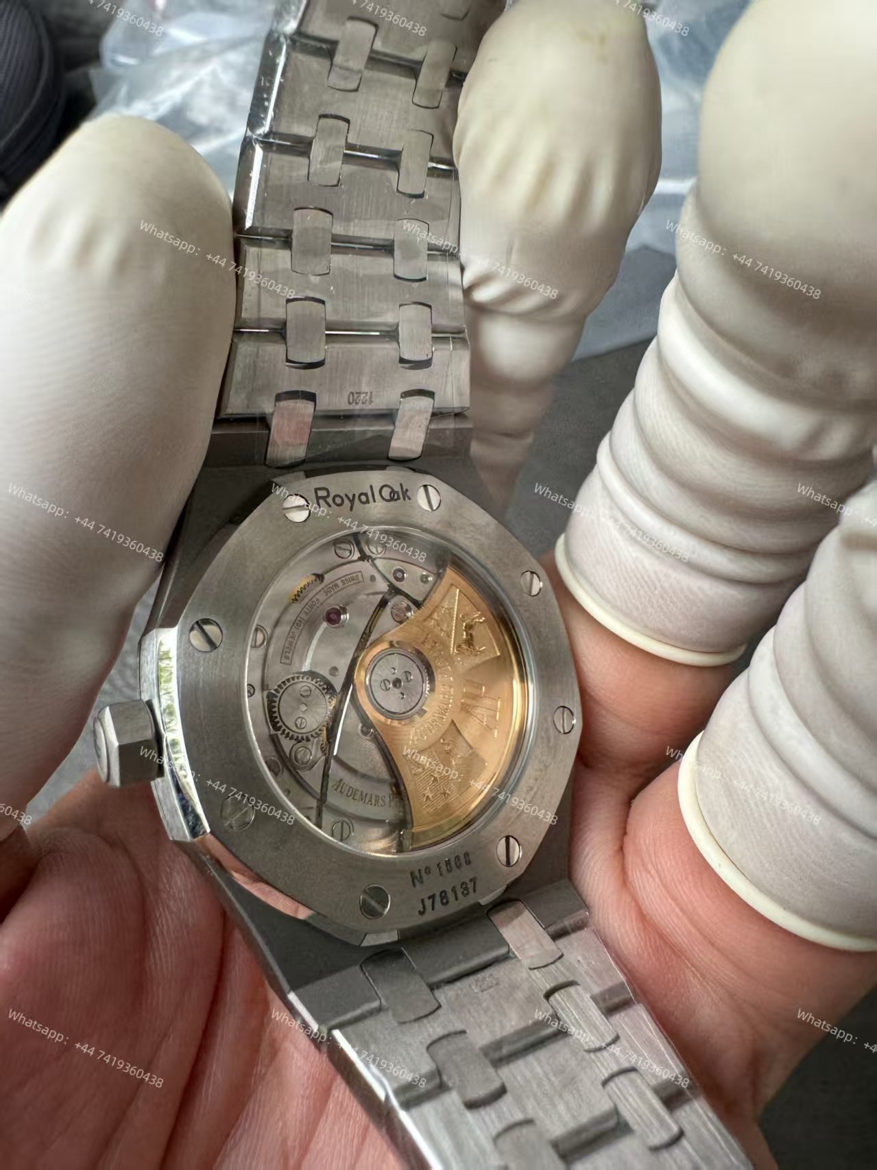 Audemars Piguet Super Clone Royal Oak 15451ST Diamond-Set Bezel Blue Dial 37MM