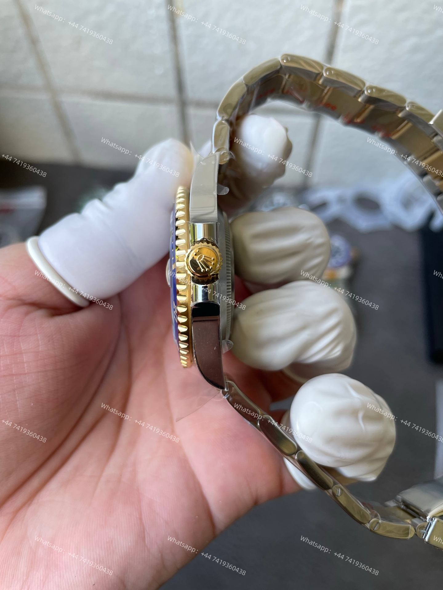 Rolex Submariner Gold Blue Dial Submariner 116613LB 3135 Movement 40mm Best Super Clone