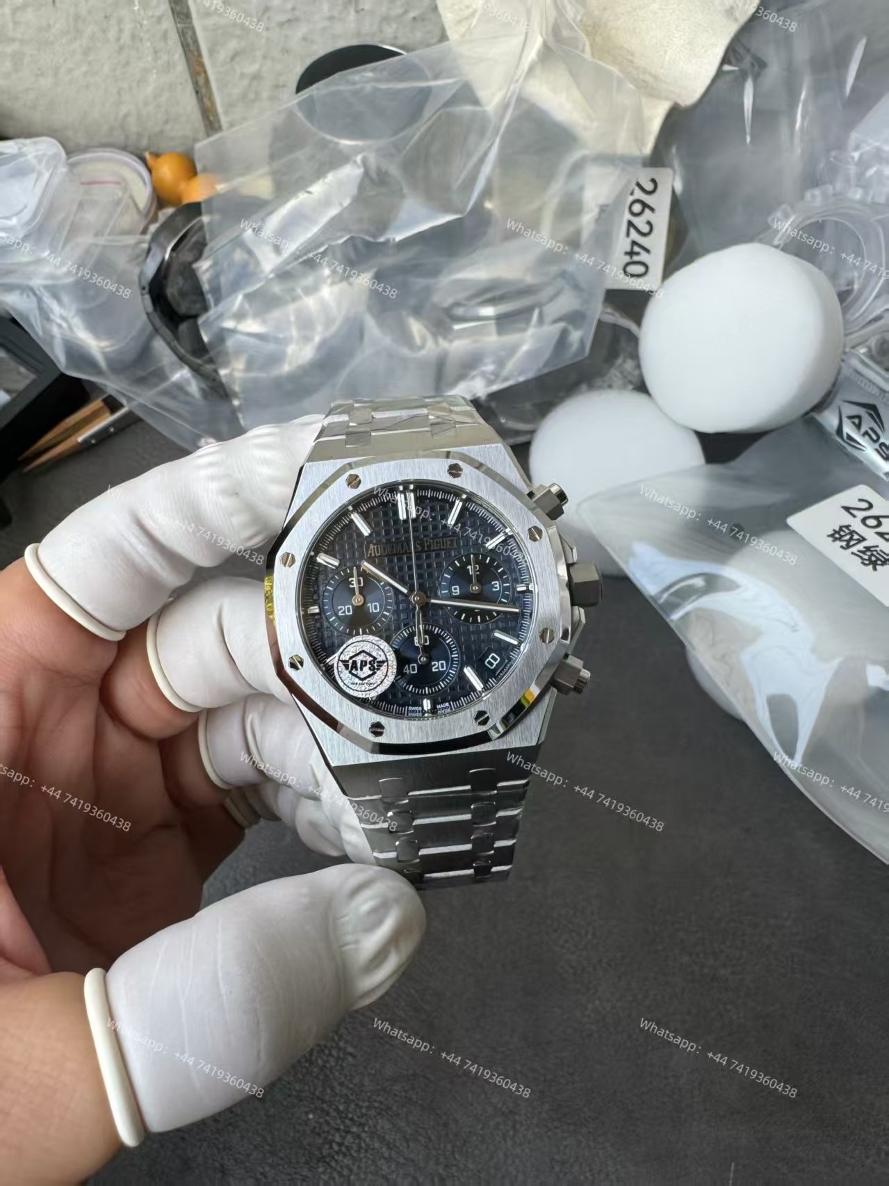 Audemars Piguet Super Clone Royal Oak Blue Dial 26240 Chronograph 41mm Cal.4401