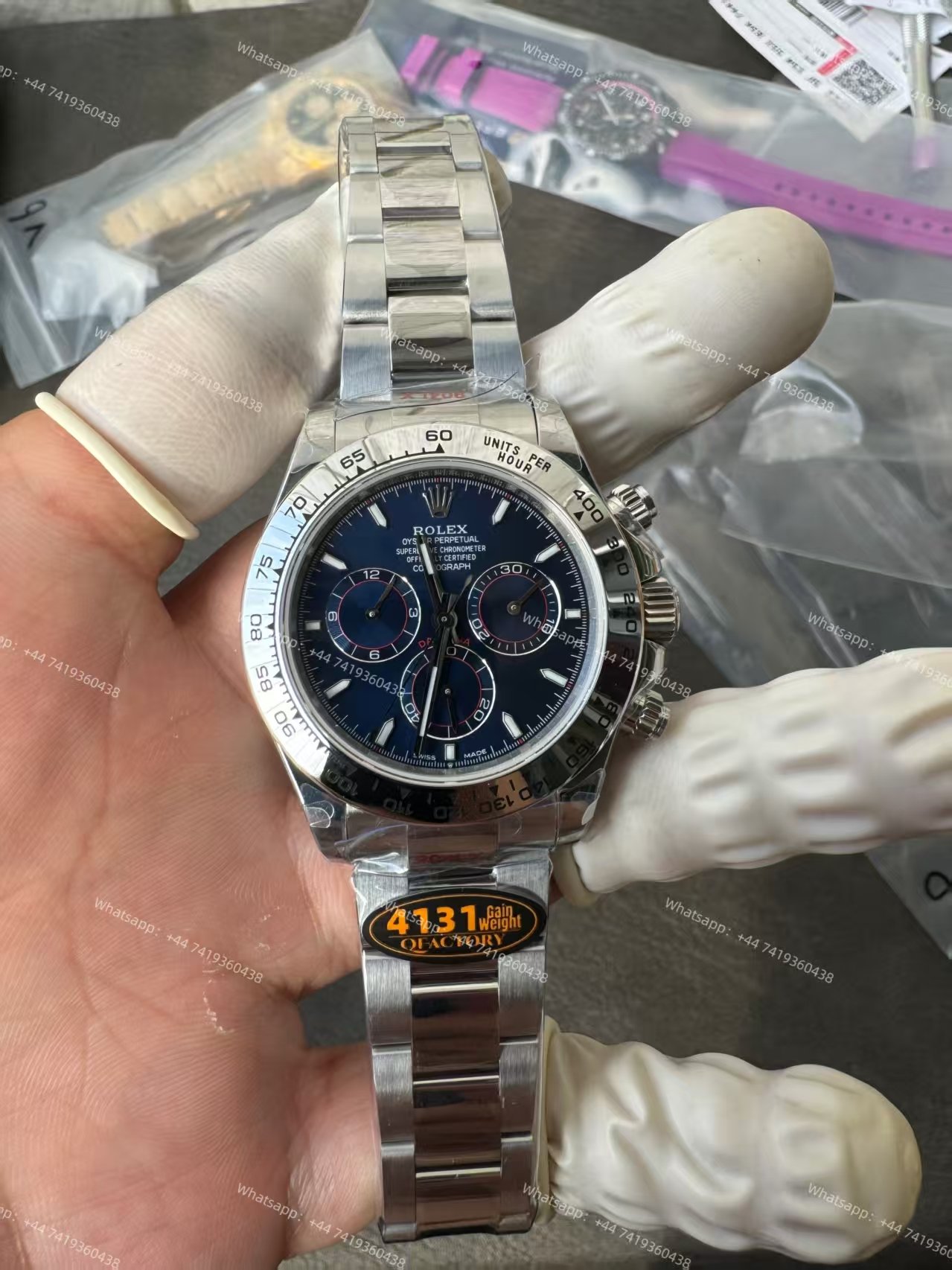 Rolex Super Clone Daytona M126509-0005 Blue Dial 4131 Movement