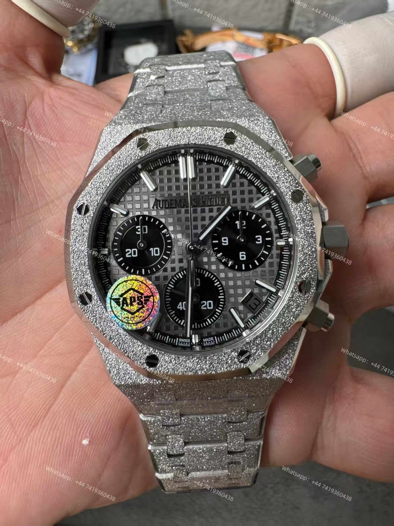 Audemars Piguet Super Clone Royal Oak Frosted Gold 26240 Chronograph 41mm Cal.4401