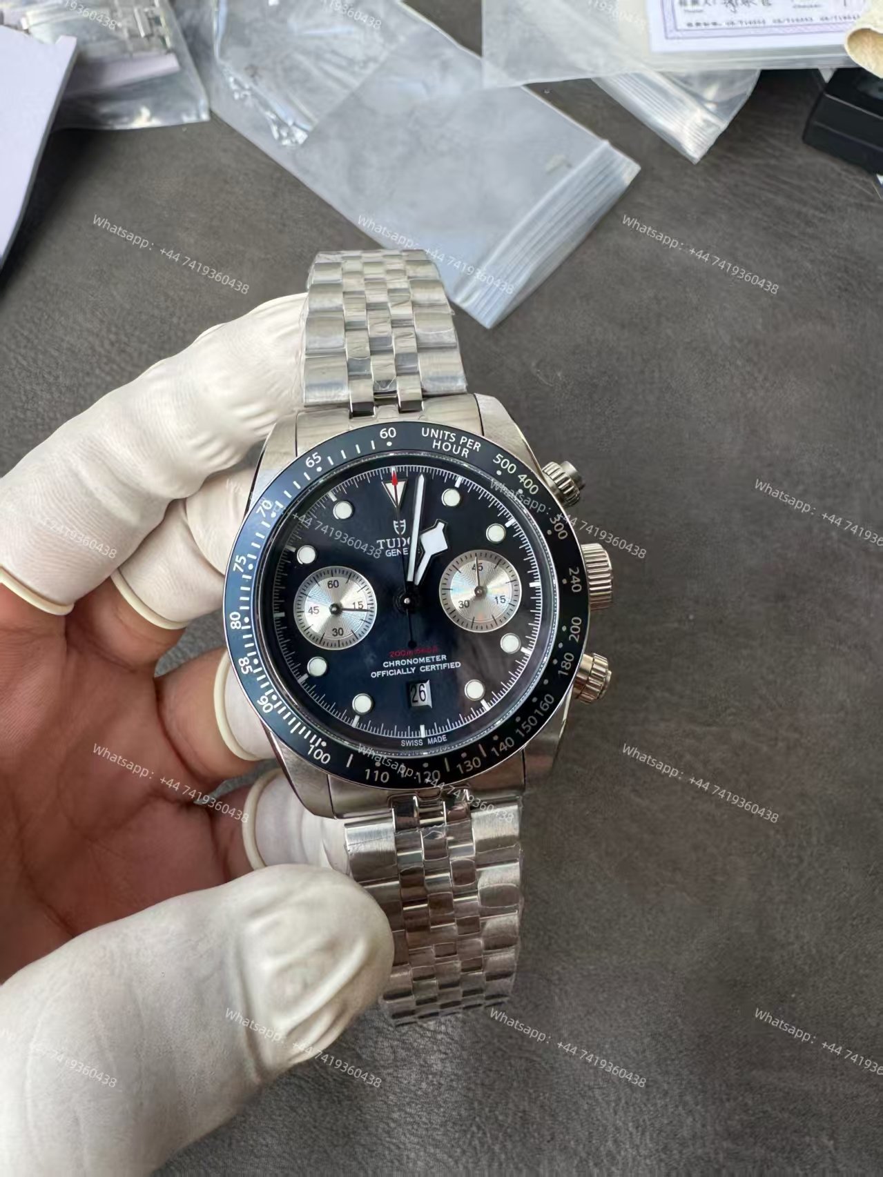 Tudor Super Clone Black Bay Chronograph  M79360B-0002 Blue dial