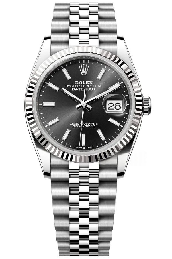 Rolex Datejust M126334-0006 Black Dial 1:1 Replica Jubilee 36MM 3235 Movement Super Clone Watch