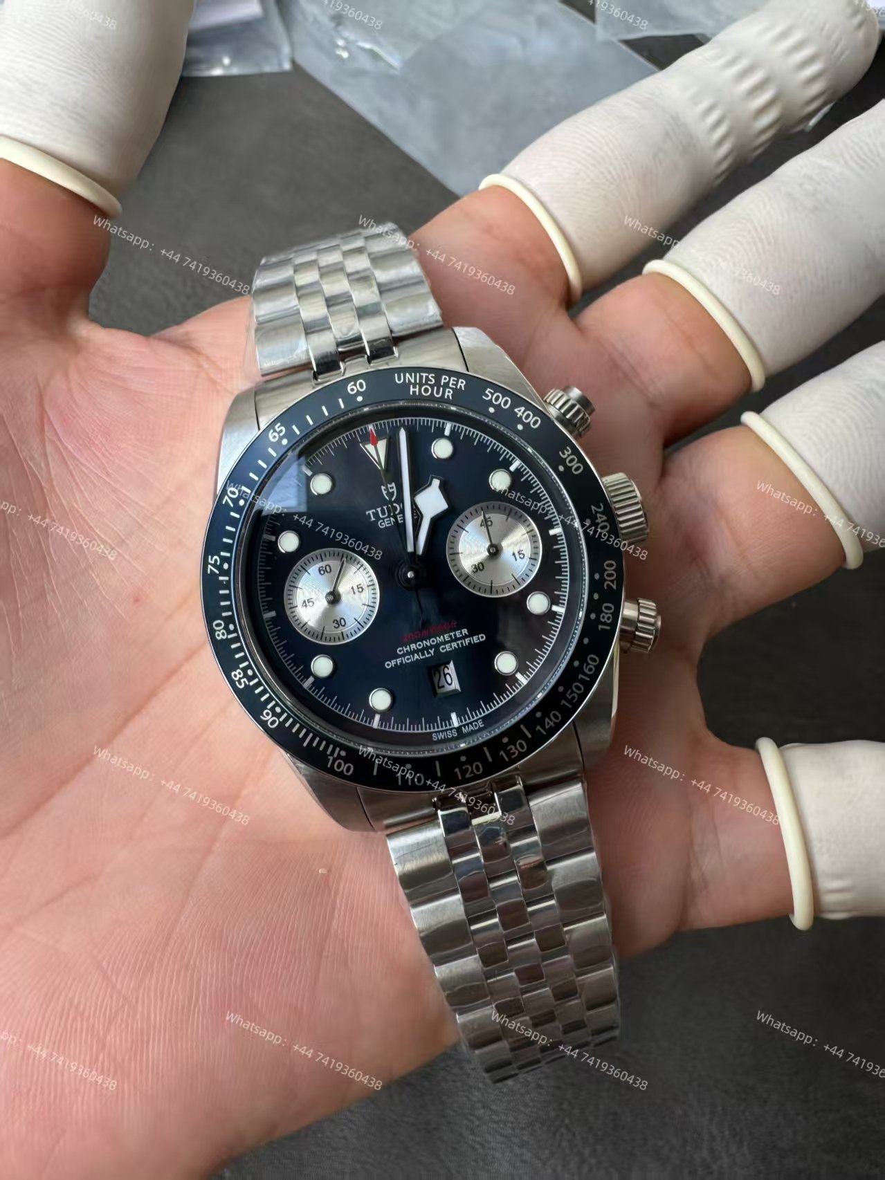 Tudor Super Clone Black Bay Chronograph  M79360B-0002 Blue dial