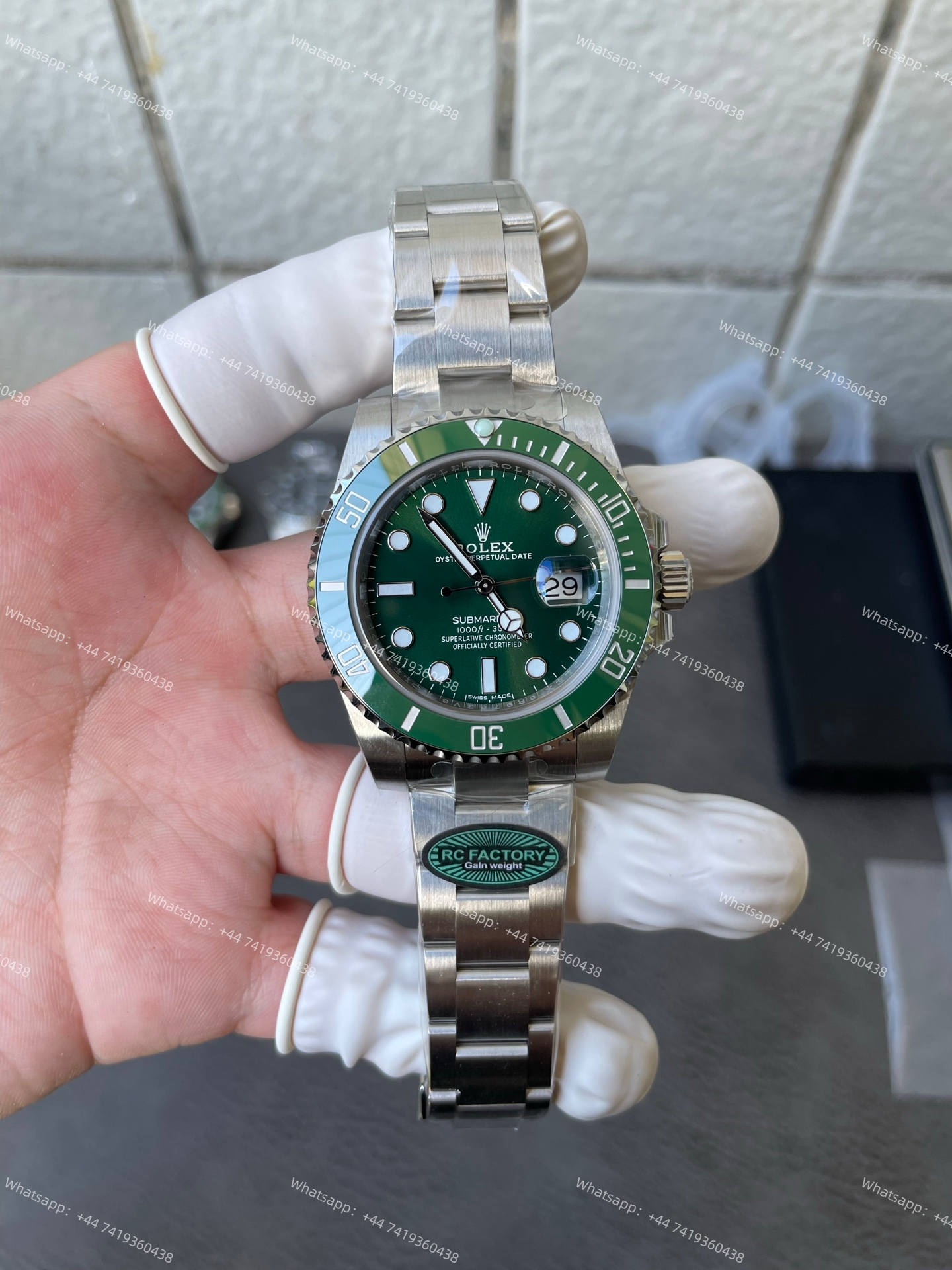 Rolex Submariner (Hulk) m116610LV Green Dial 3135 Movement 40mm Best Super Clone