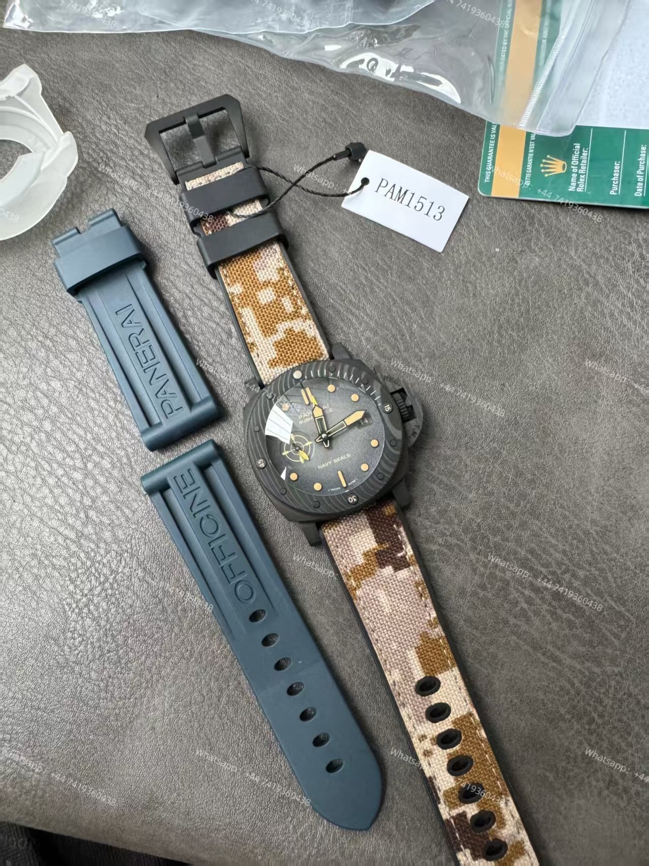 Panerai Super Clone Submersible PAM01513 Navy SEALs 44MM Carbotech Tactical Diver Edition