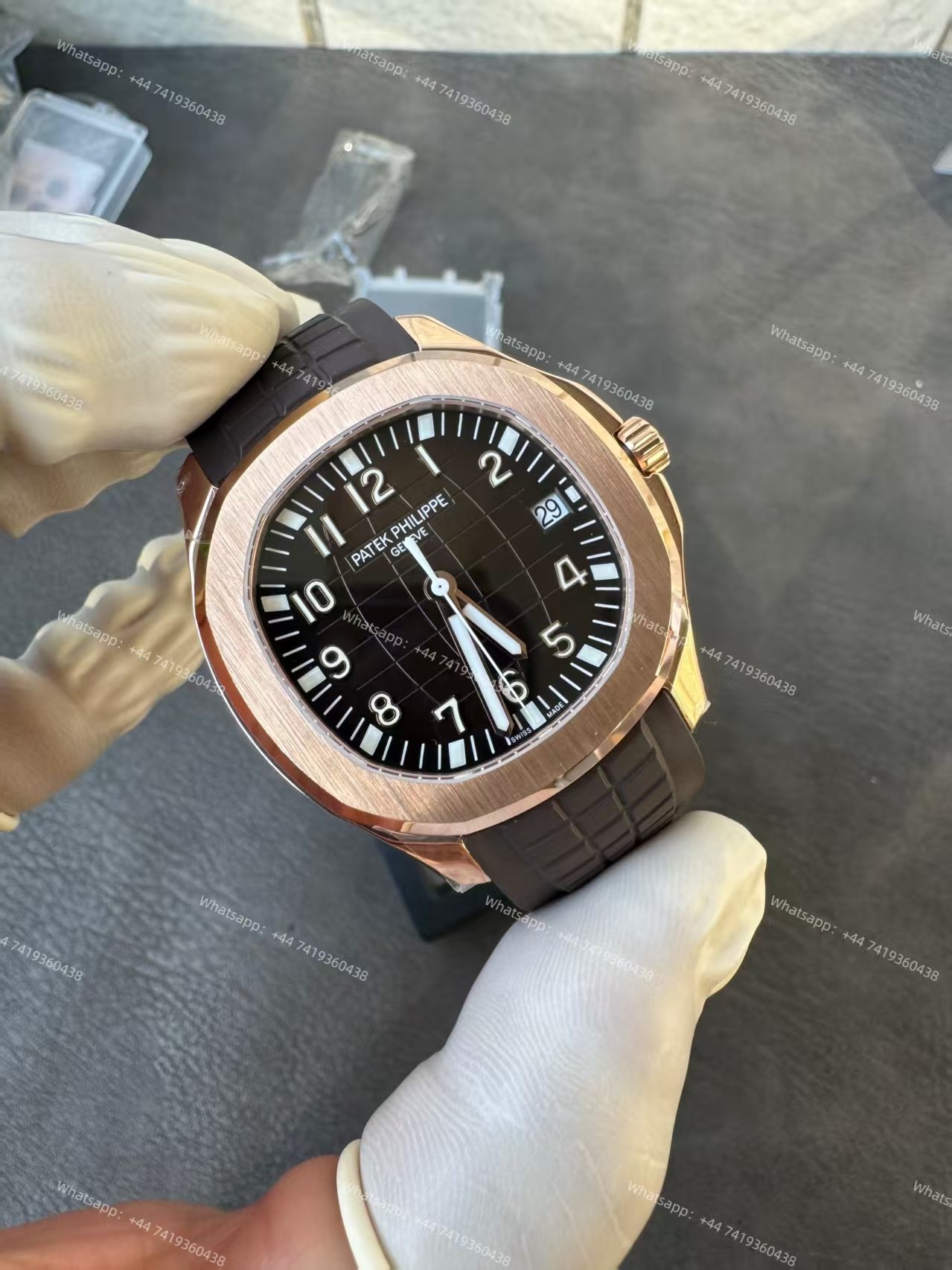 Patek Super Clone Philippe Super Clone Aquanaut 5167R-001 Rose Gold 40MM
