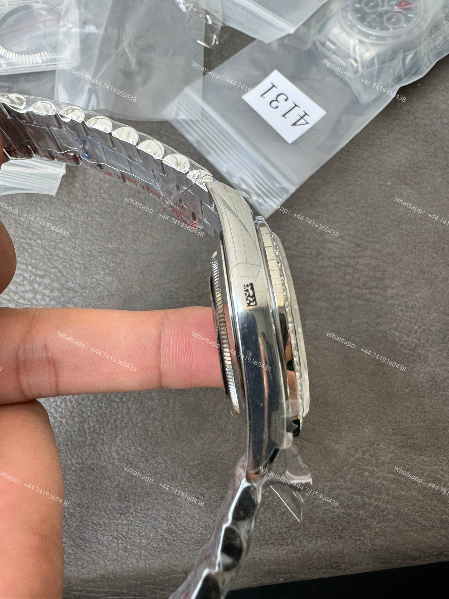 Rolex Day-Date m228349rbr-0003 Moissanite Diamond Bezel Black Dial President bracelet 3255 Movement (40mm) Best Super Clone