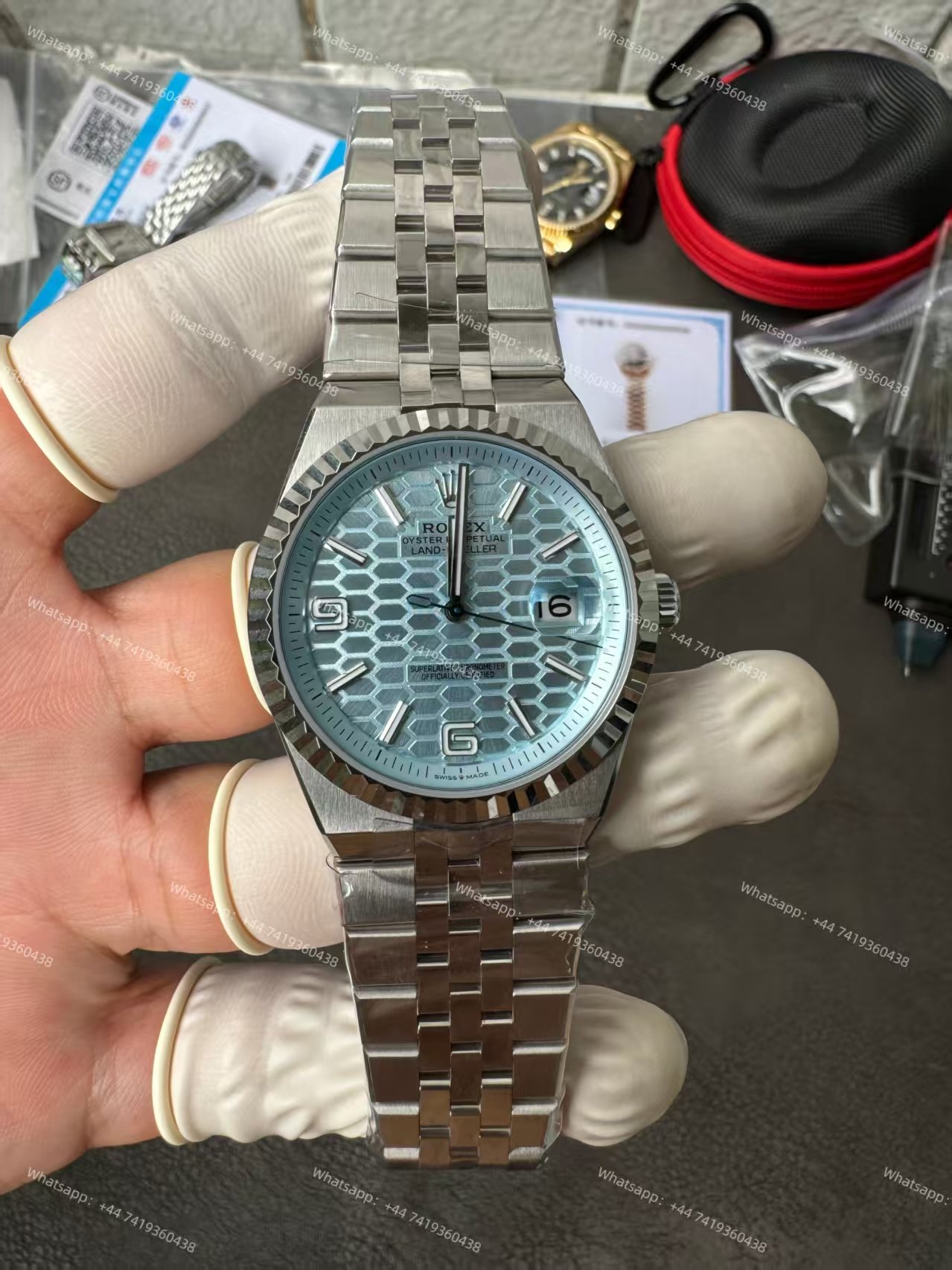 Super Clone Rolex Land-Dweller M127336-0001 Blue Dial 7135 Movement 40mm