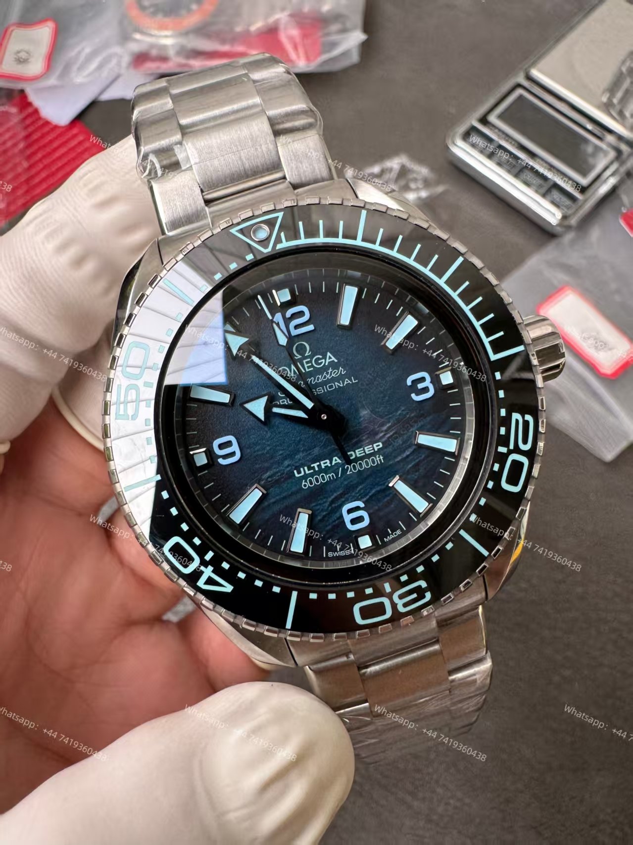 Omega Super Clone Seamaster Planet Ocean 6000M 45.5mm 215.30.46.21.03.002