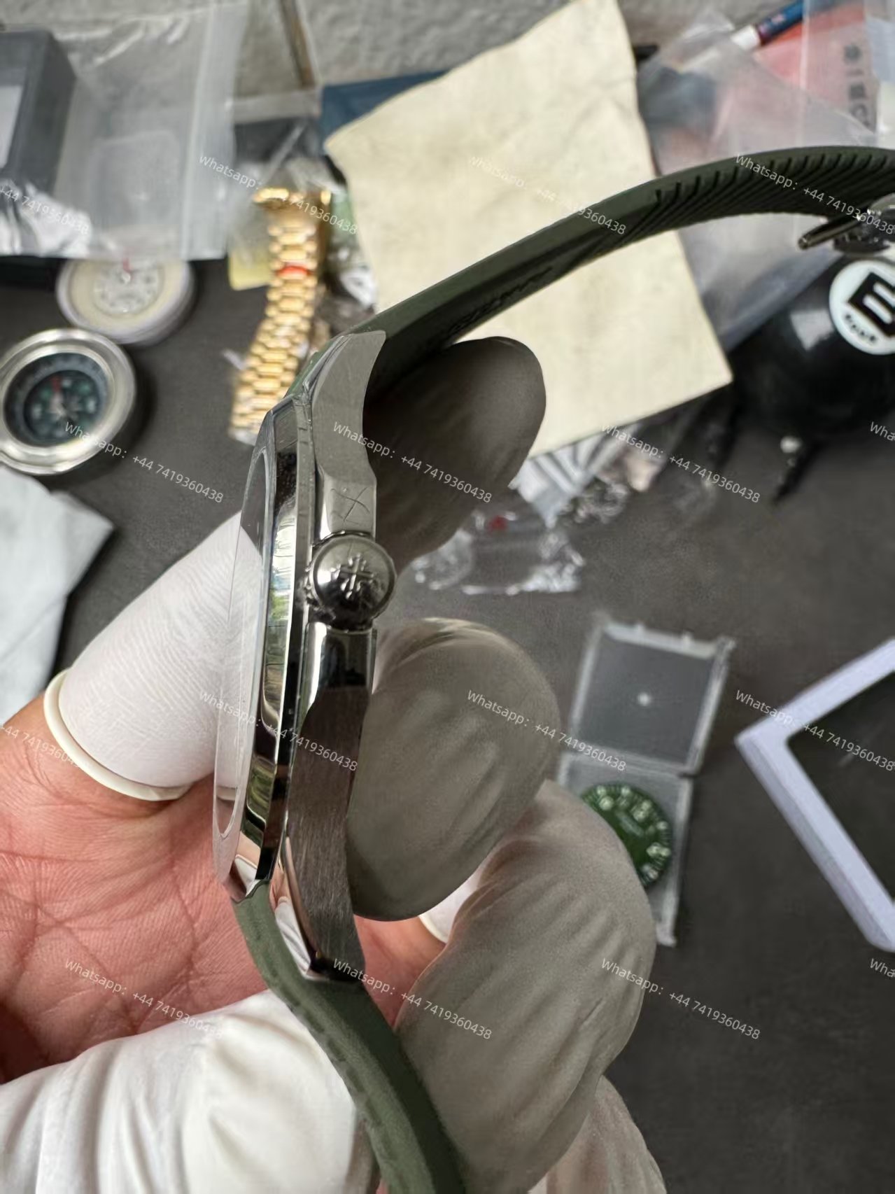 Patek Philippe Super Clone Aquanaut 5168G-010 Khaki Green 42.2MM